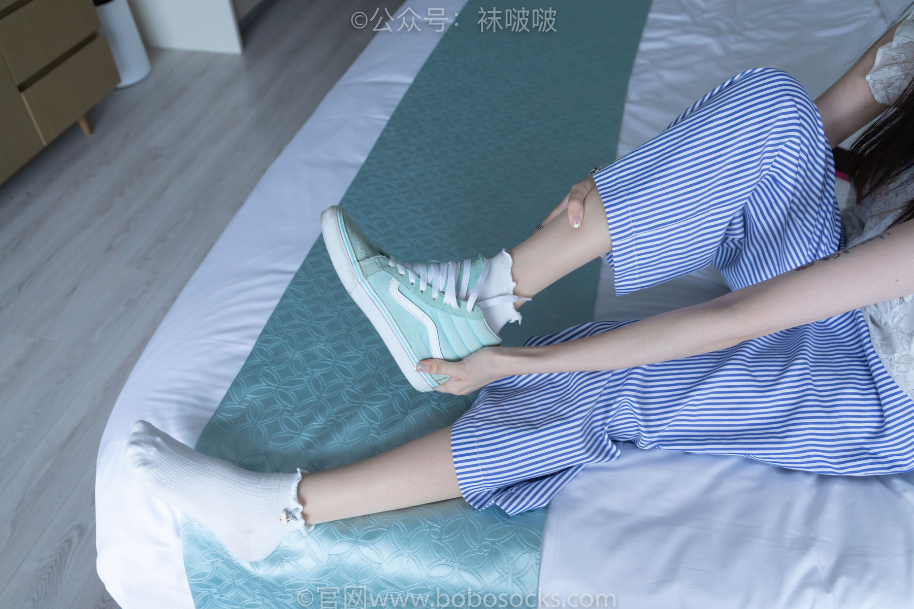BoBoSocks袜啵啵 No.027 稚予- vans、白色棉袜、肉丝
