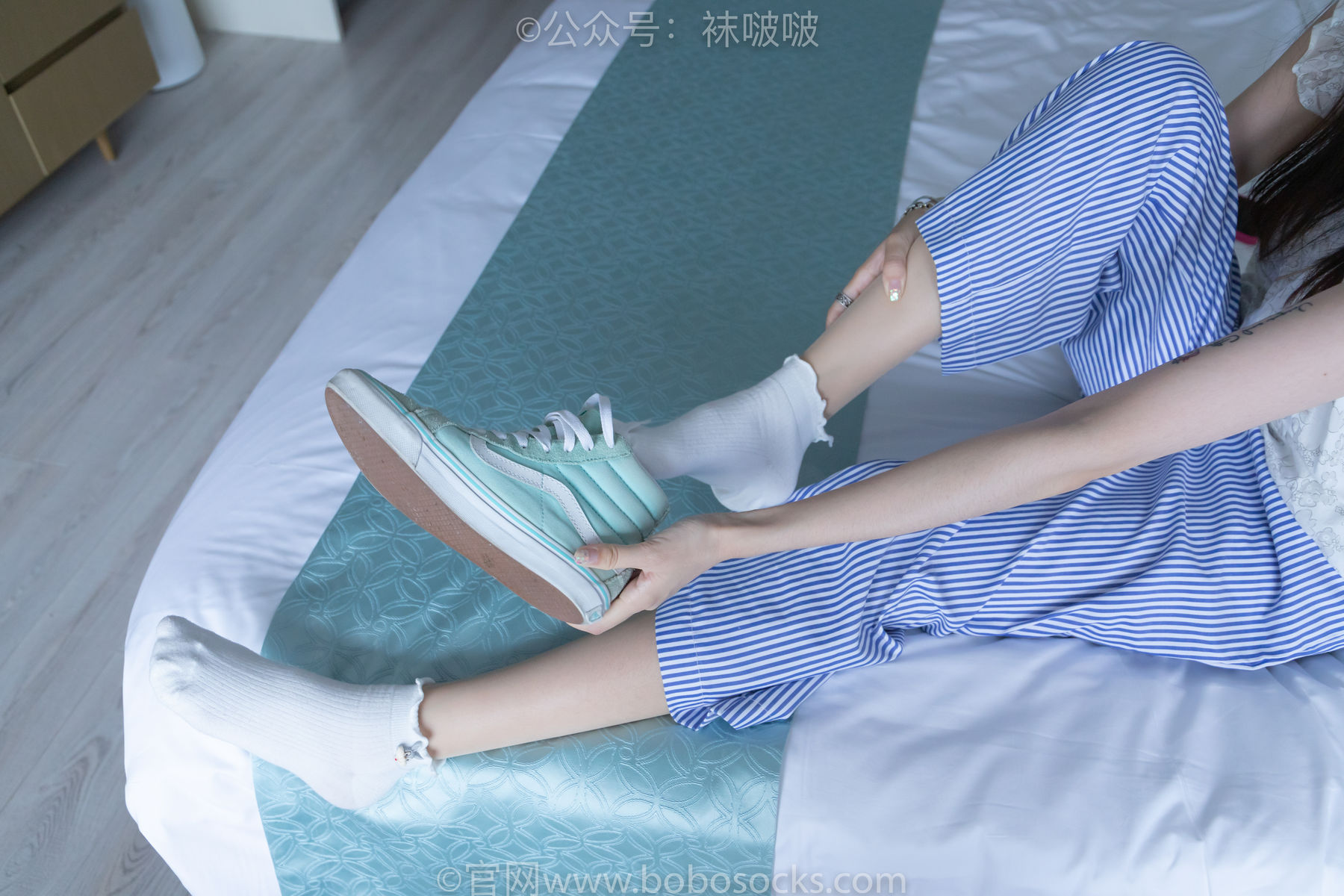 BoBoSocks袜啵啵 No.027 稚予- vans、白色棉袜、肉丝