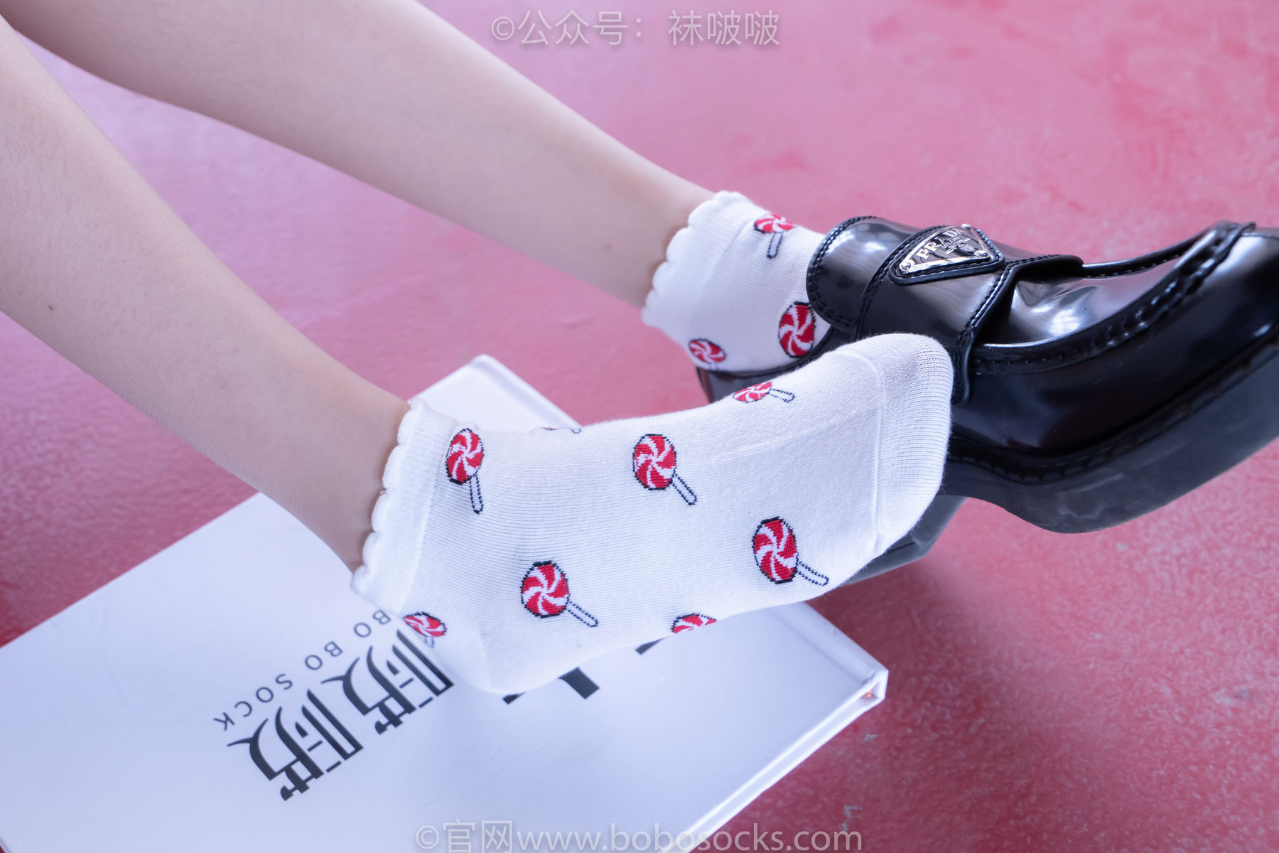 BoBoSocks袜啵啵 No.030 稚予- 皮鞋、短白棉袜、肉丝