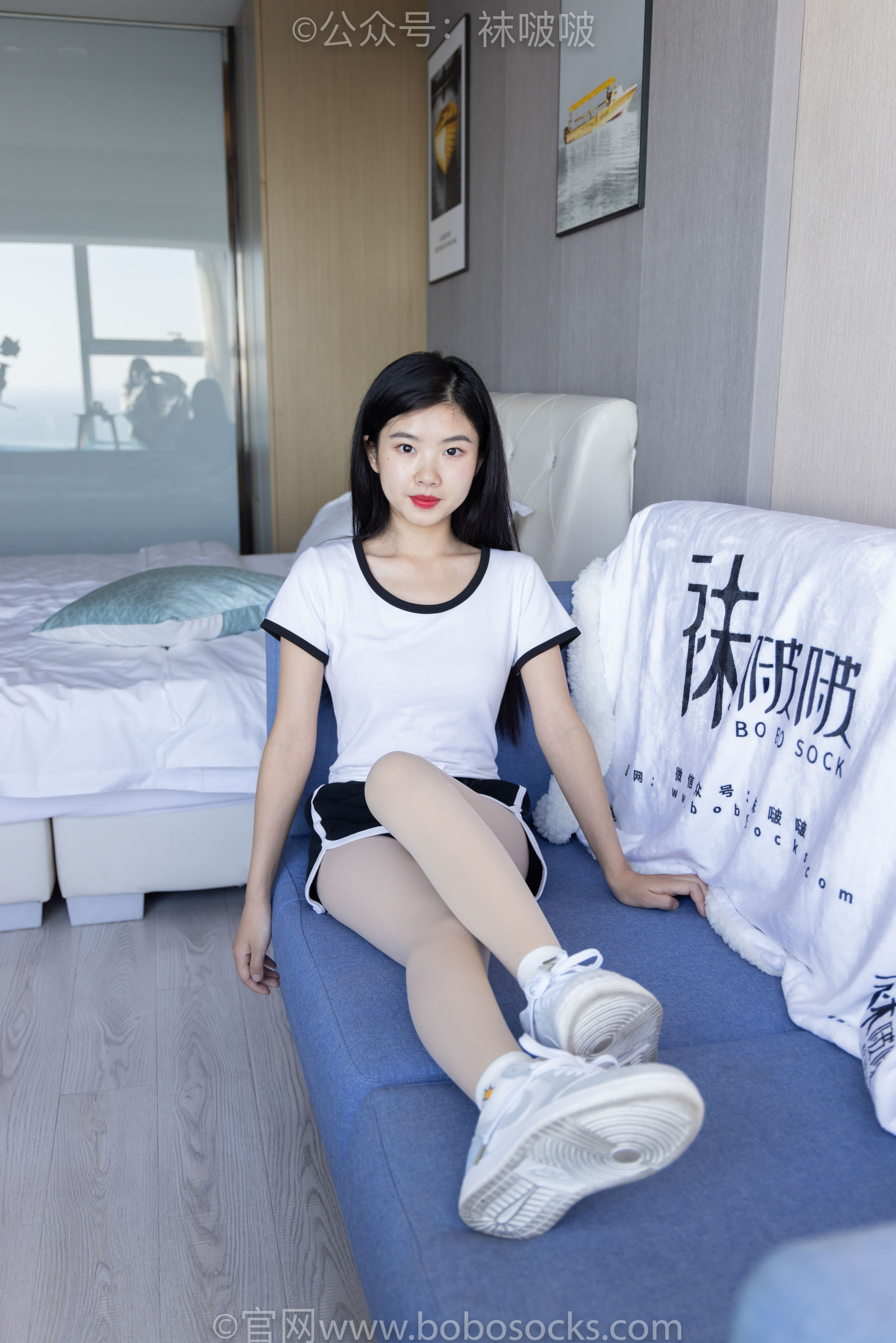 BoBoSocks袜啵啵 No.031 小奶熊-AJ板鞋、白棉袜、厚肉丝