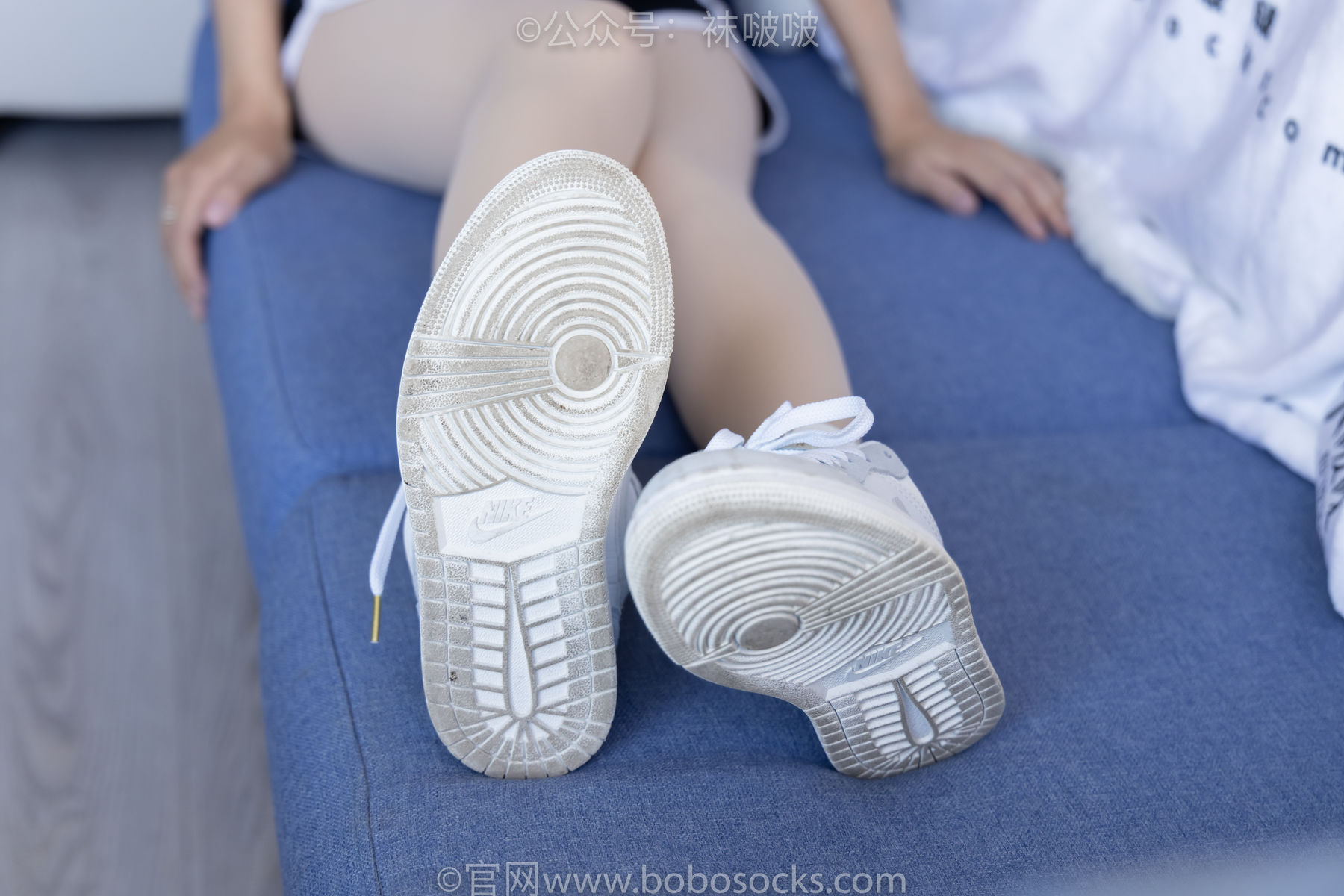 BoBoSocks袜啵啵 No.031 小奶熊-AJ板鞋、白棉袜、厚肉丝