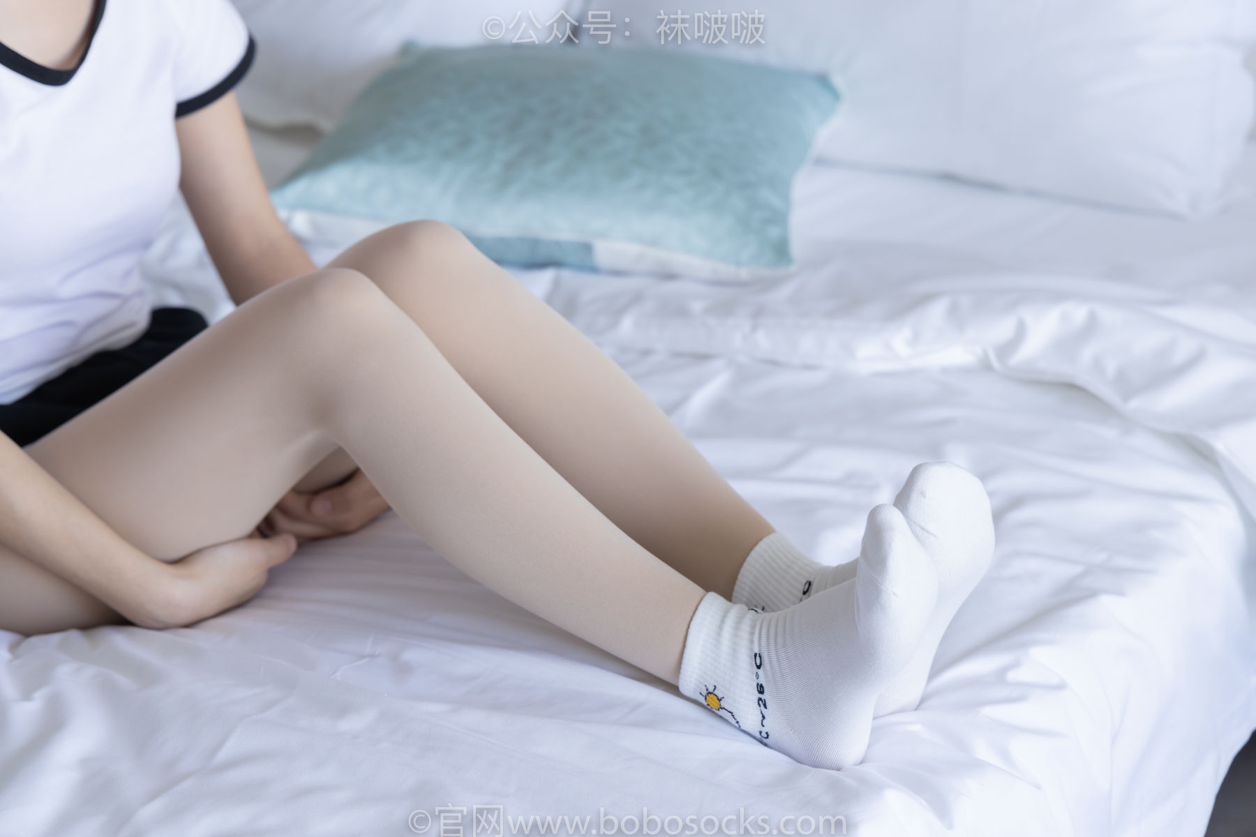 BoBoSocks袜啵啵 No.031 小奶熊-AJ板鞋、白棉袜、厚肉丝