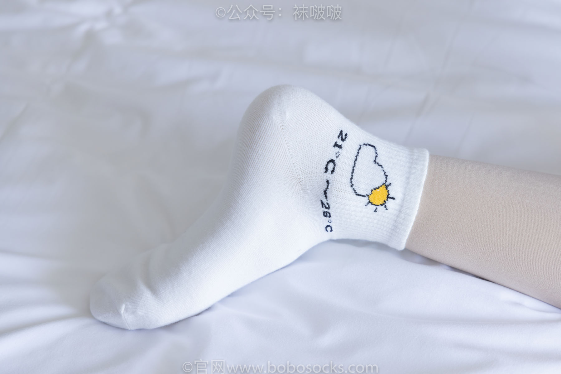 BoBoSocks袜啵啵 No.031 小奶熊-AJ板鞋、白棉袜、厚肉丝