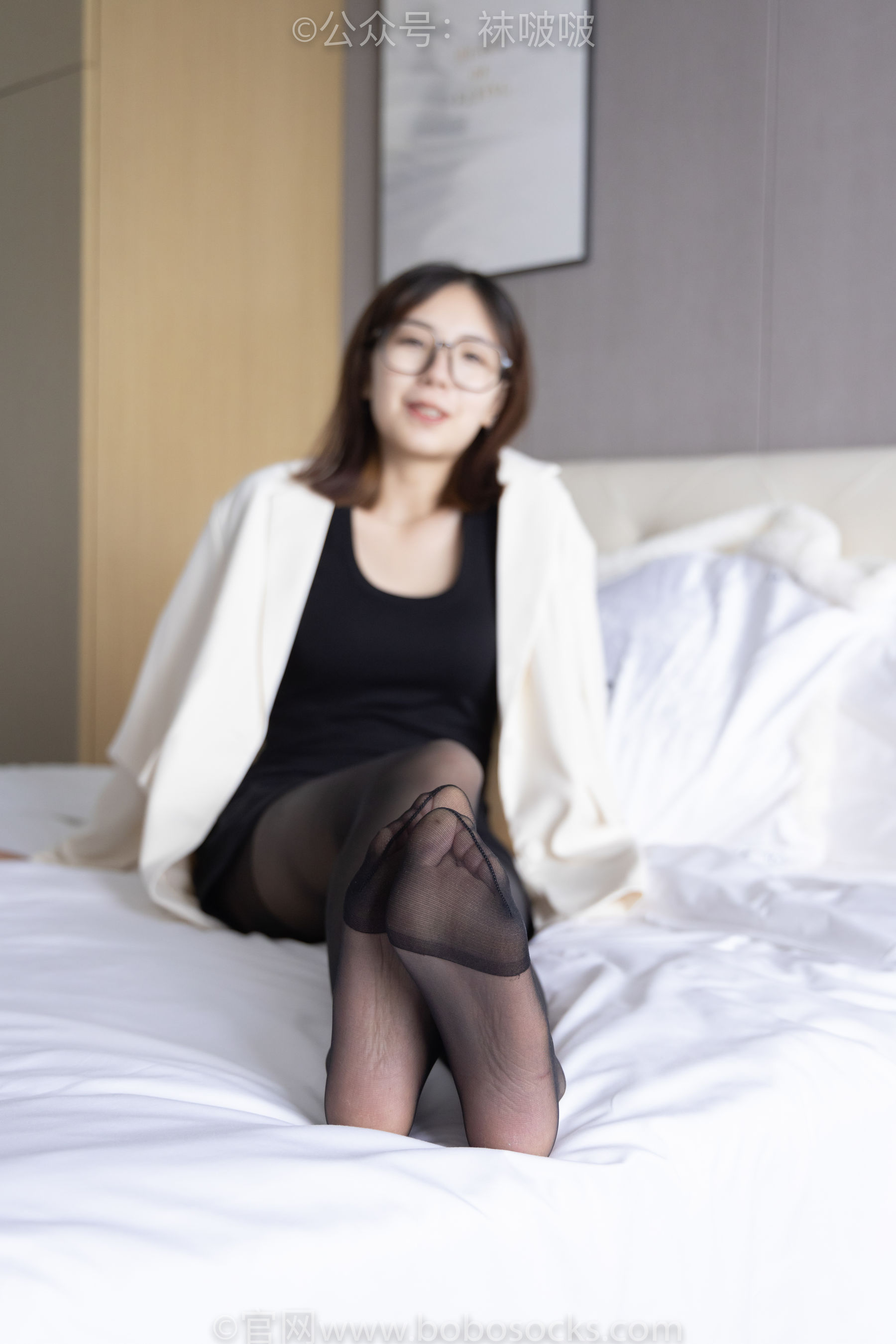 BoBoSocks袜啵啵 No.032 小甜豆-平底鞋、黑丝