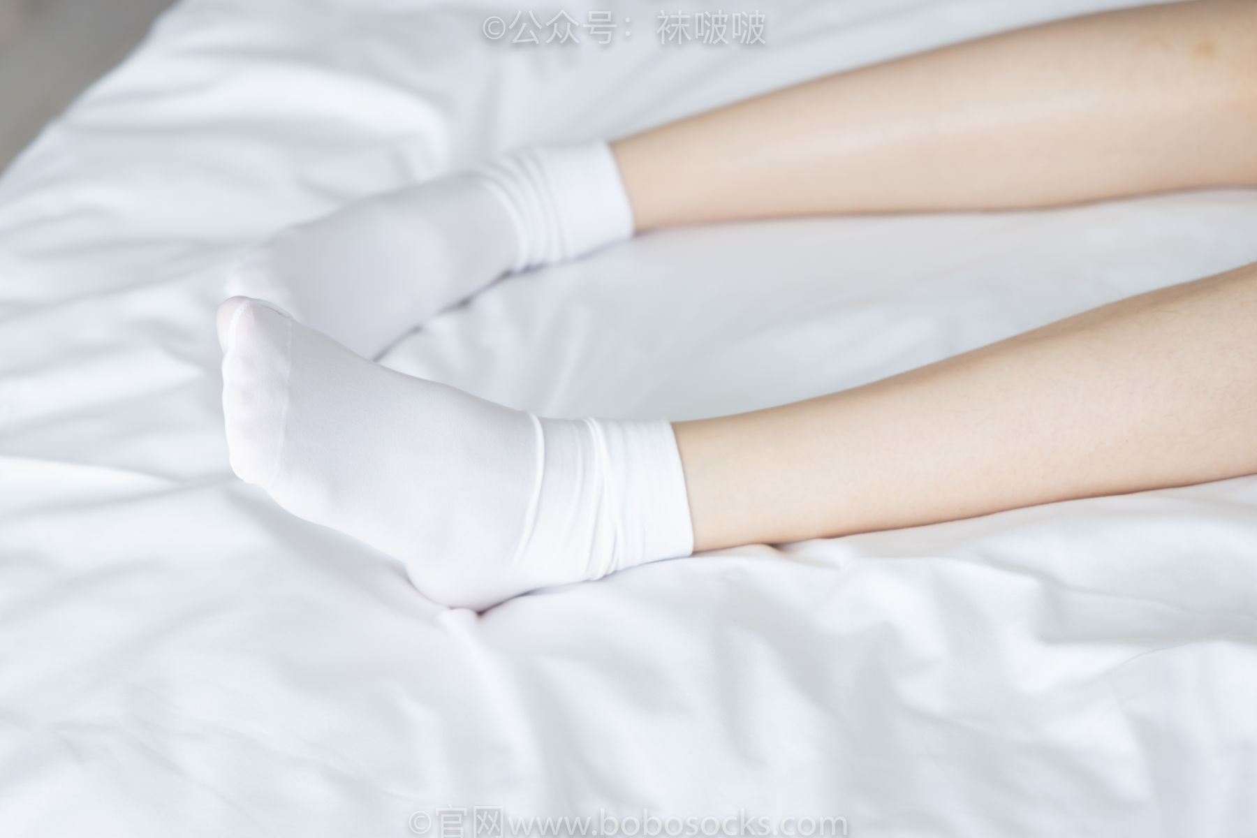 BoBoSocks袜啵啵 No.033 稚予-贝壳头、天鹅绒黑袜、天鹅绒白袜