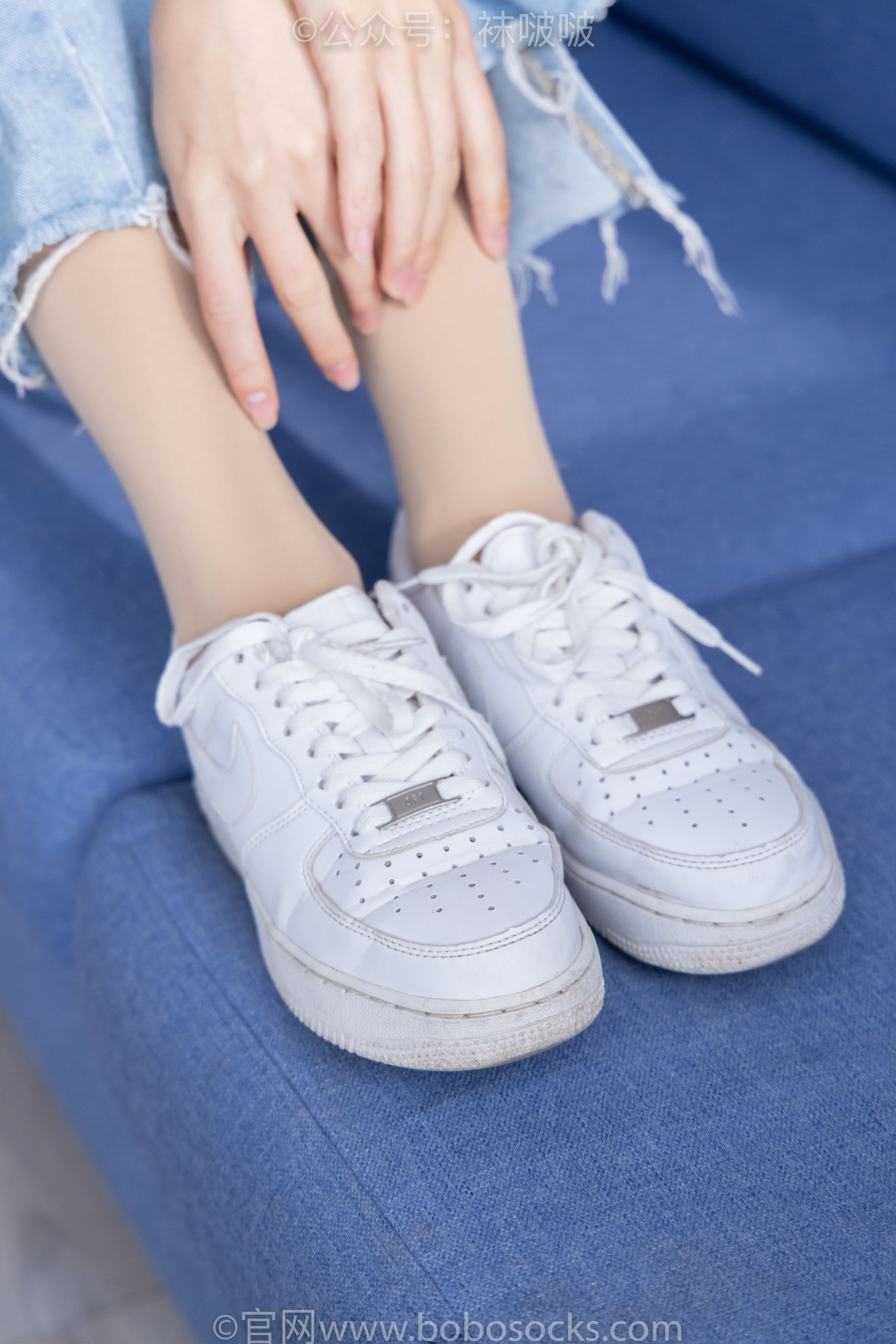 BoBoSocks袜啵啵 No.034 瑶瑶-空军一号板鞋、特旧厚肉丝