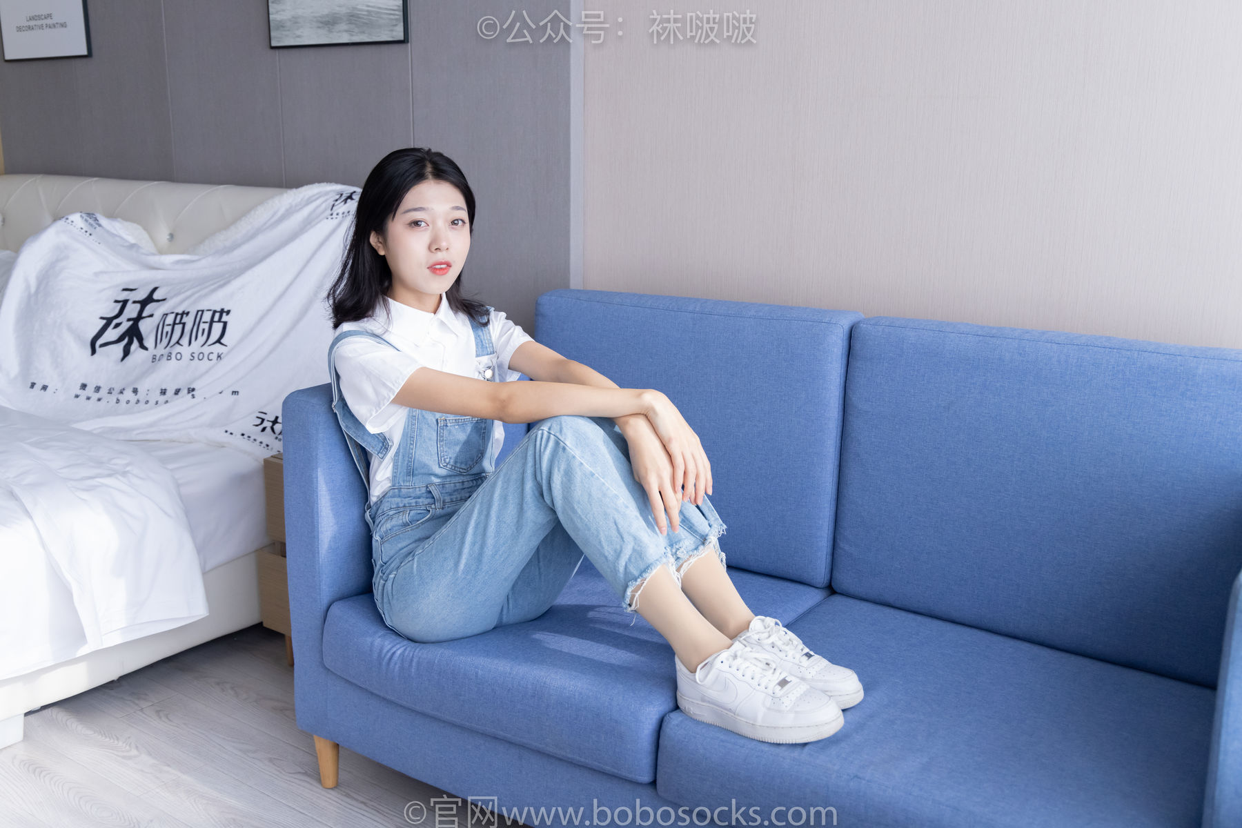 BoBoSocks袜啵啵 No.034 瑶瑶-空军一号板鞋、特旧厚肉丝