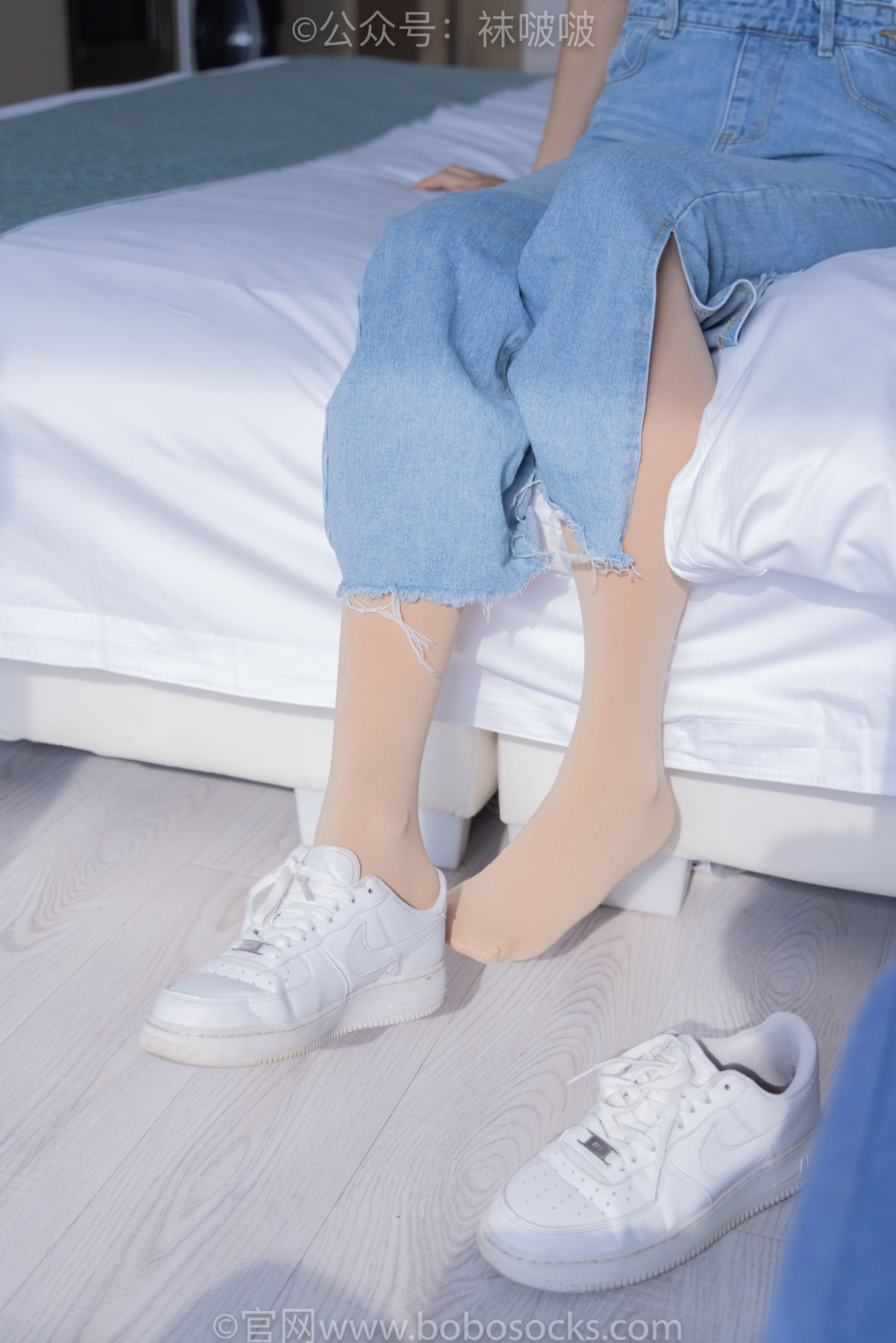 BoBoSocks袜啵啵 No.034 瑶瑶-空军一号板鞋、特旧厚肉丝
