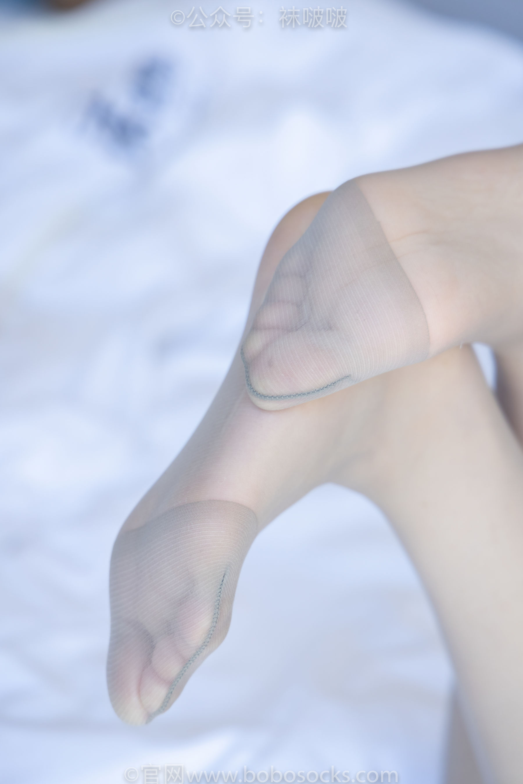 BoBoSocks袜啵啵 No.035 小甜豆-平底鞋、薄灰丝、薄咖啡丝