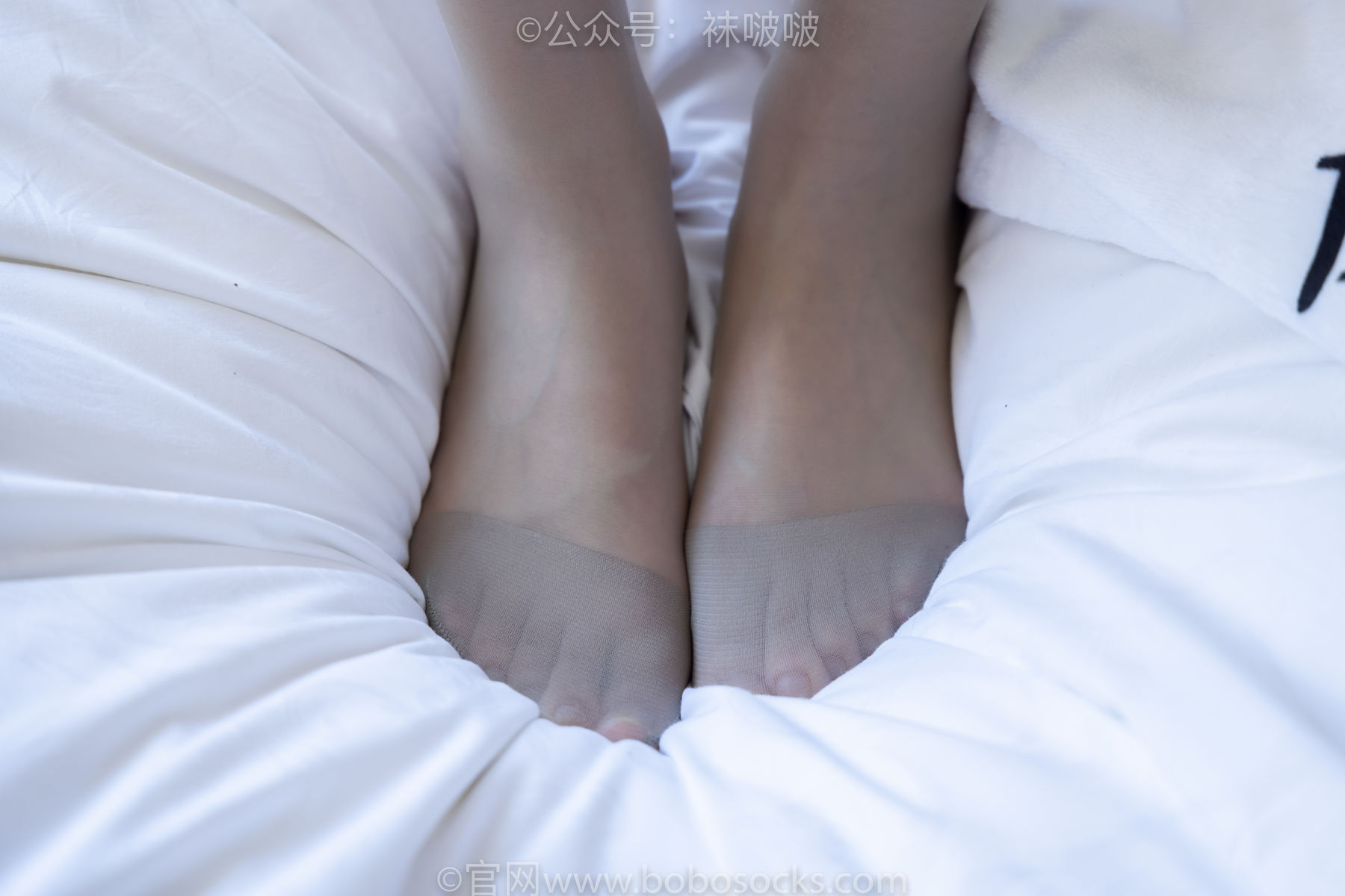BoBoSocks袜啵啵 No.035 小甜豆-平底鞋、薄灰丝、薄咖啡丝