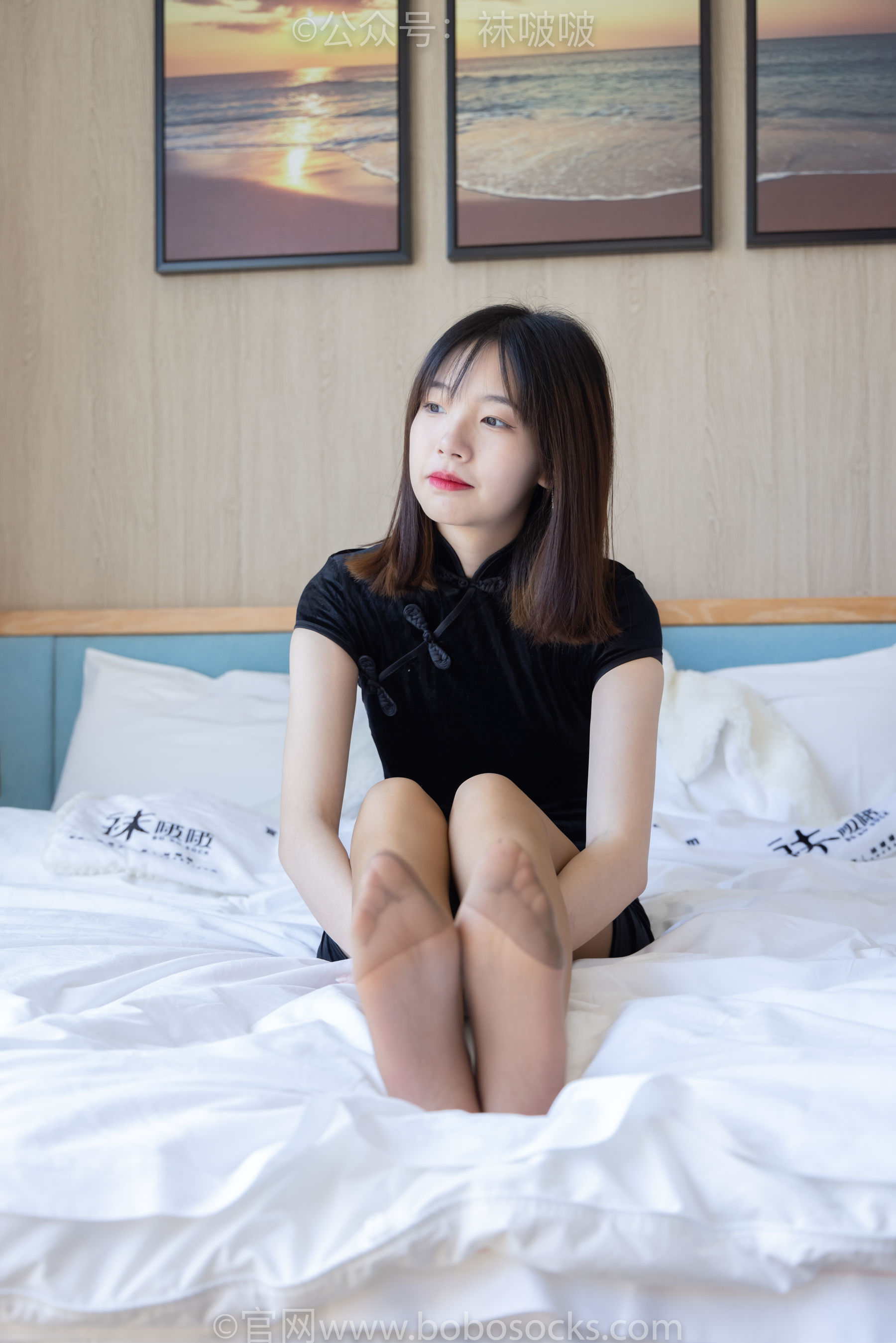 BoBoSocks袜啵啵 No.035 小甜豆-平底鞋、薄灰丝、薄咖啡丝