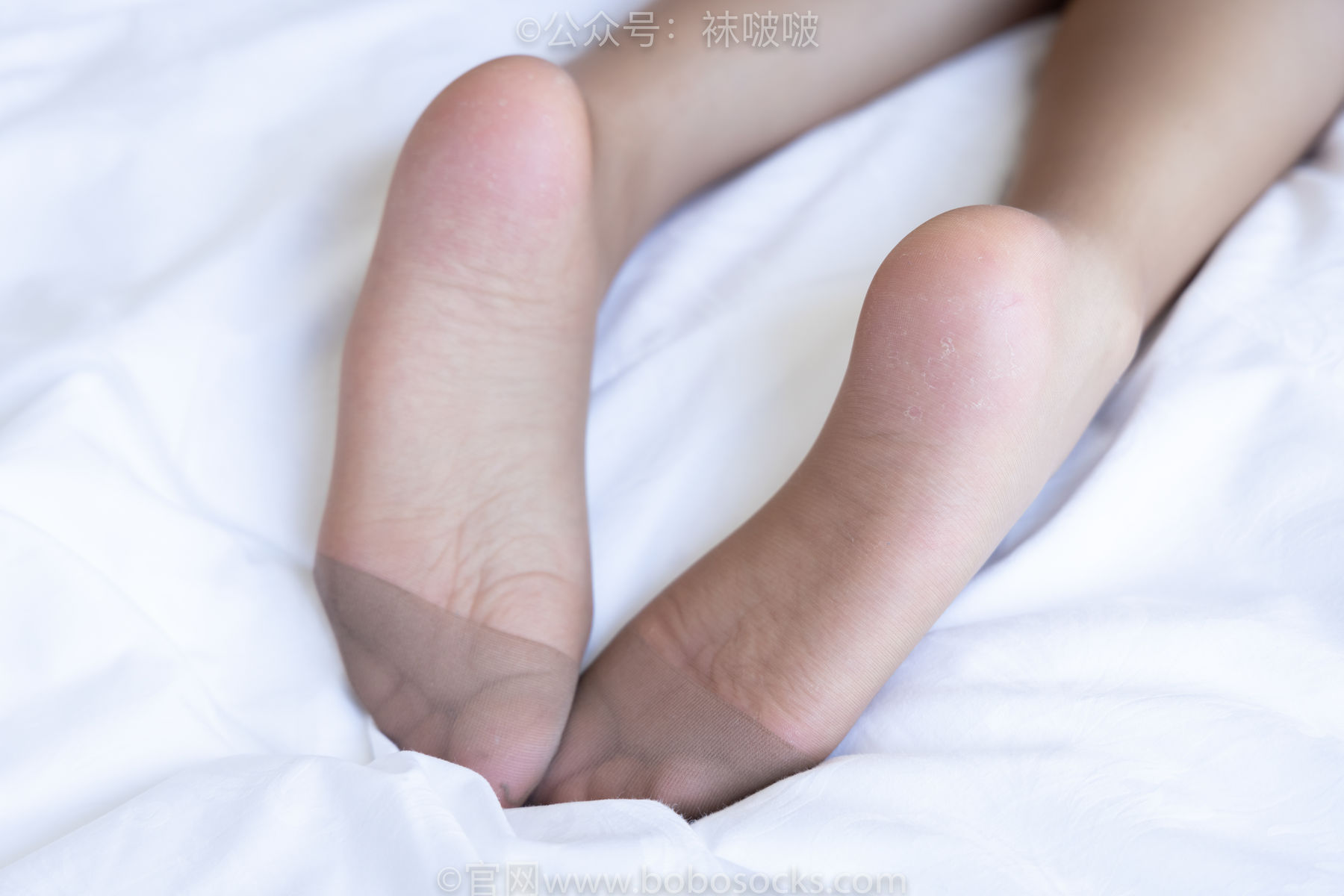 BoBoSocks袜啵啵 No.035 小甜豆-平底鞋、薄灰丝、薄咖啡丝