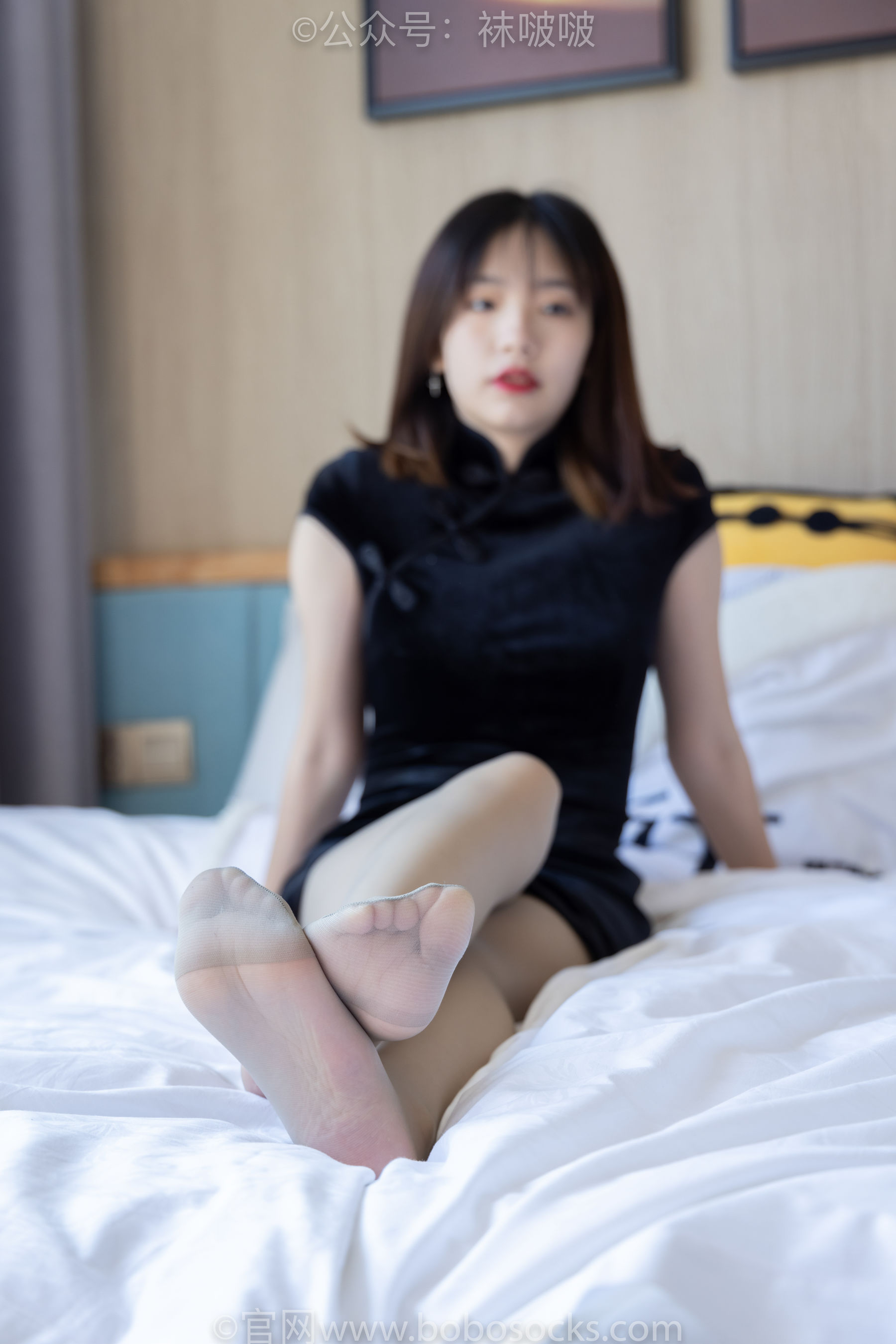 BoBoSocks袜啵啵 No.035 小甜豆-平底鞋、薄灰丝、薄咖啡丝