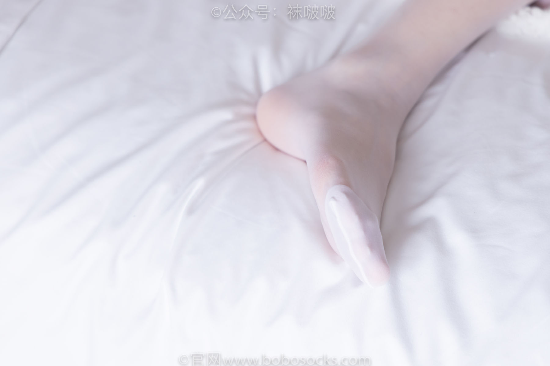 BoBoSocks袜啵啵 No.037 稚予-帆布鞋、短白棉袜、白丝