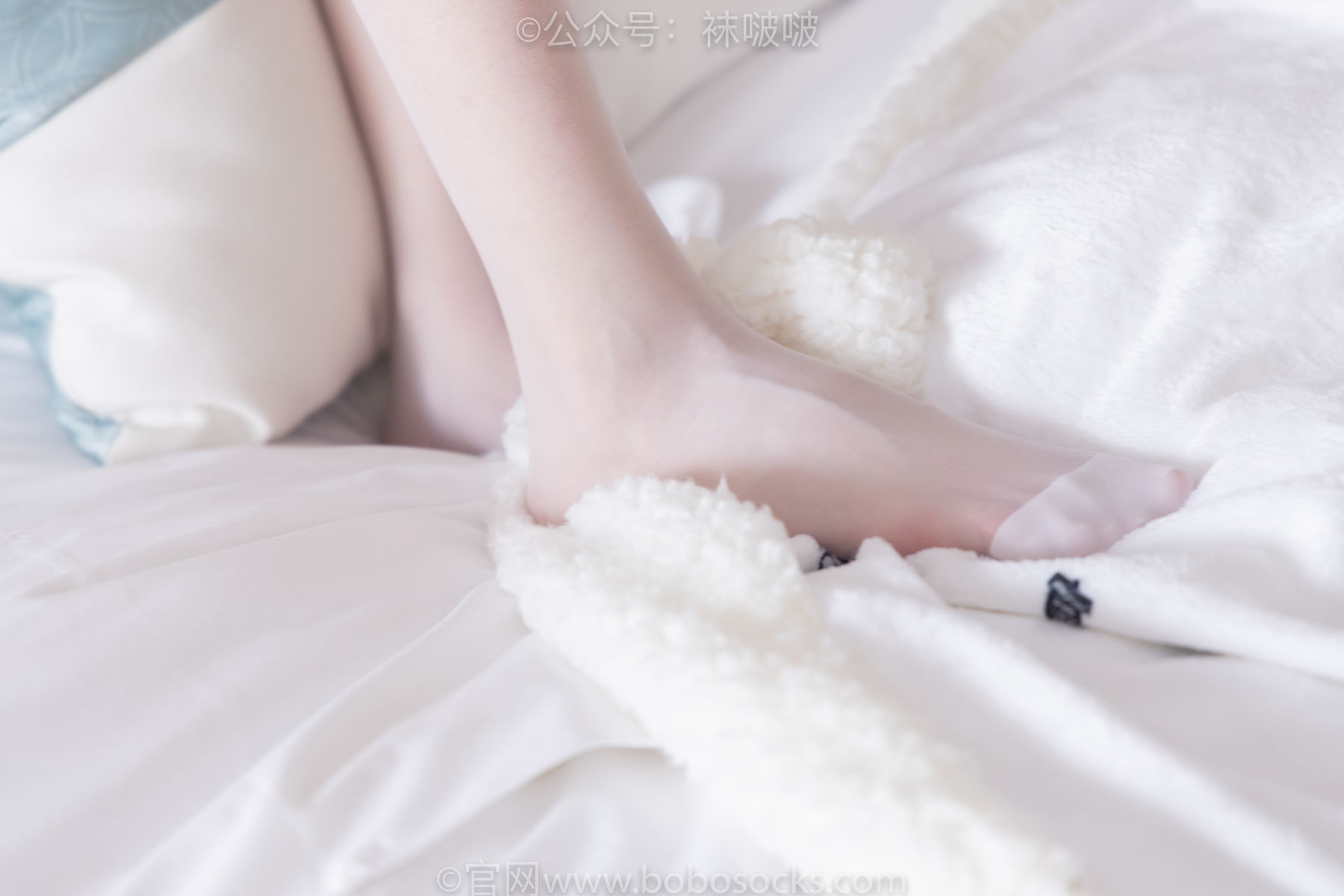 BoBoSocks袜啵啵 No.037 稚予-帆布鞋、短白棉袜、白丝