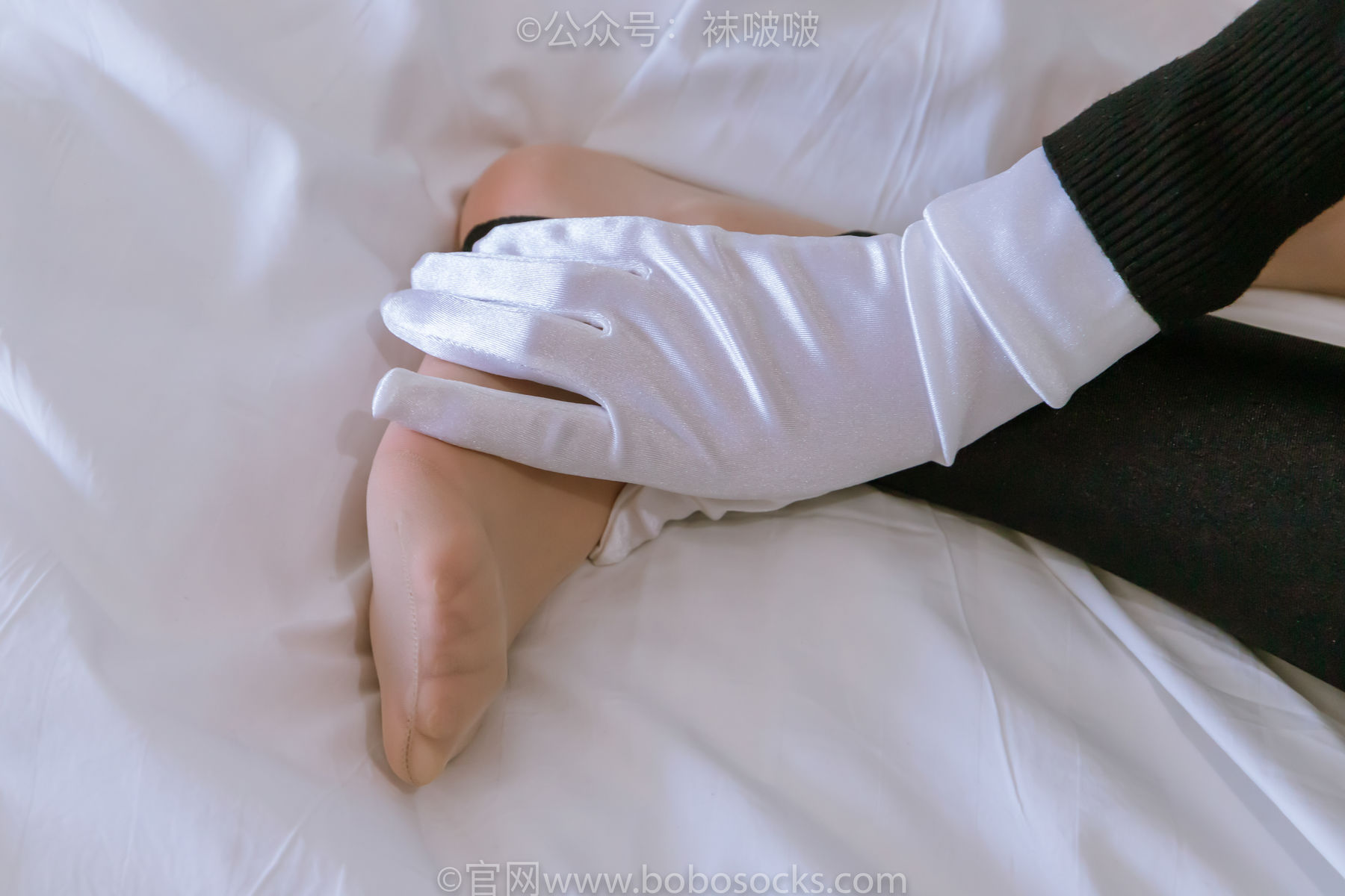 BoBoSocks袜啵啵 No.041 小甜豆-高跟长靴、黑色踩脚裤、肉丝