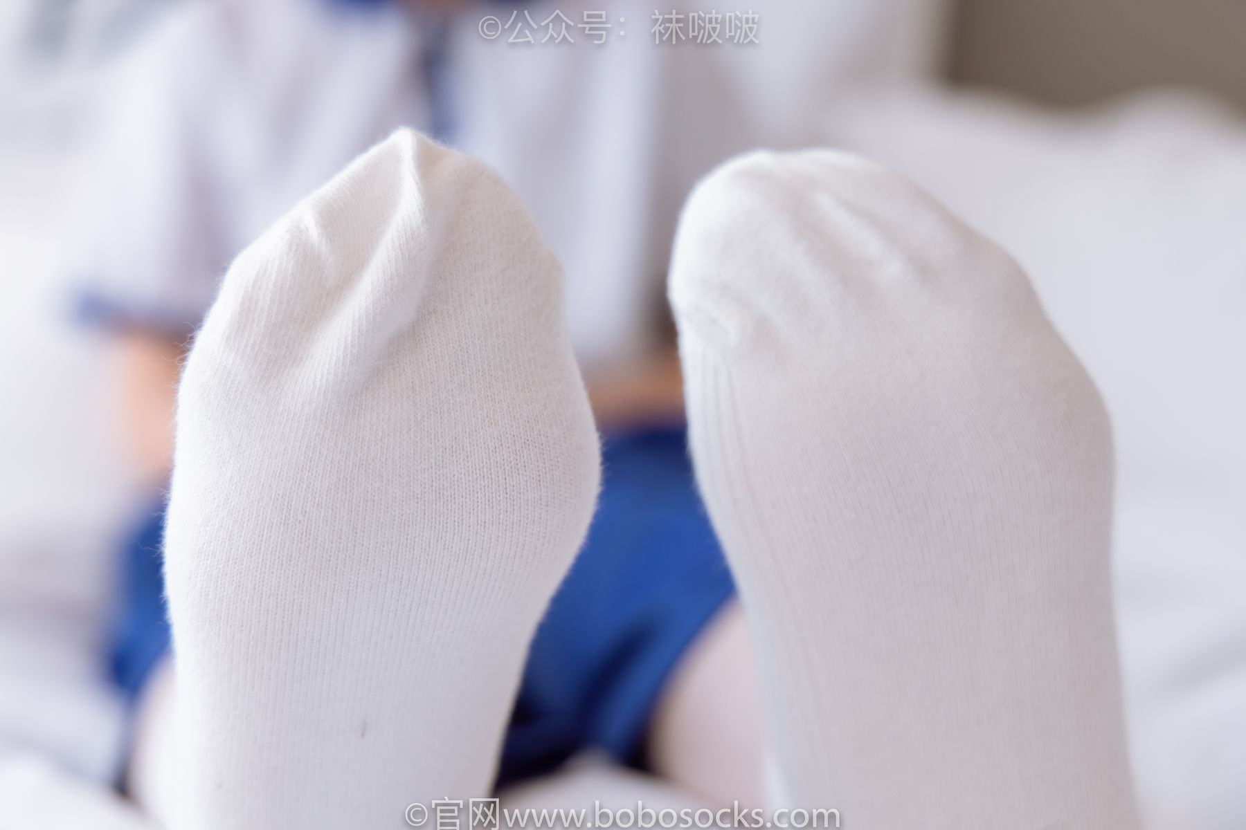 BoBoSocks袜啵啵 No.042 砂糖-校服、板鞋、白棉袜、油亮白丝