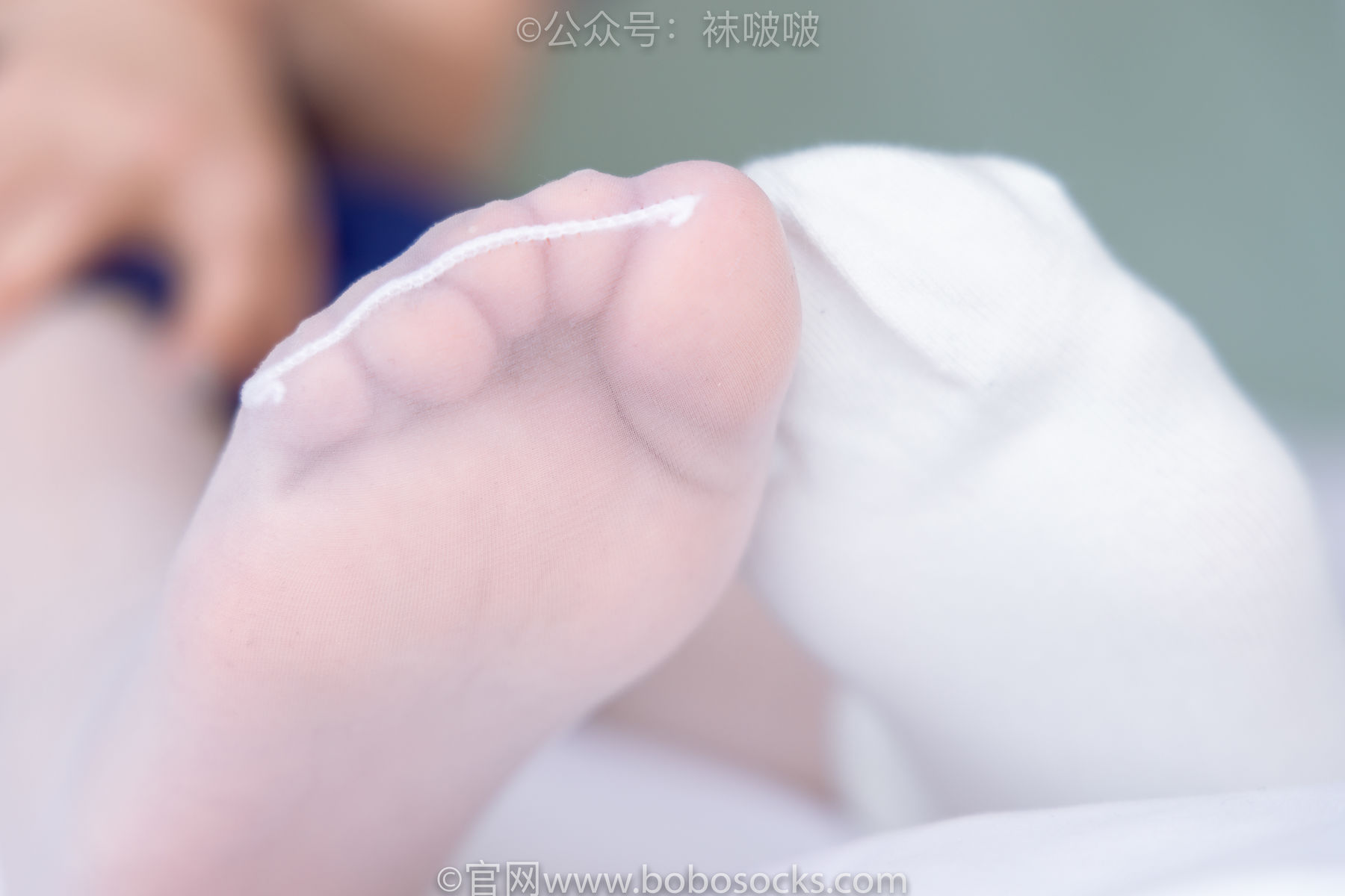 BoBoSocks袜啵啵 No.042 砂糖-校服、板鞋、白棉袜、油亮白丝