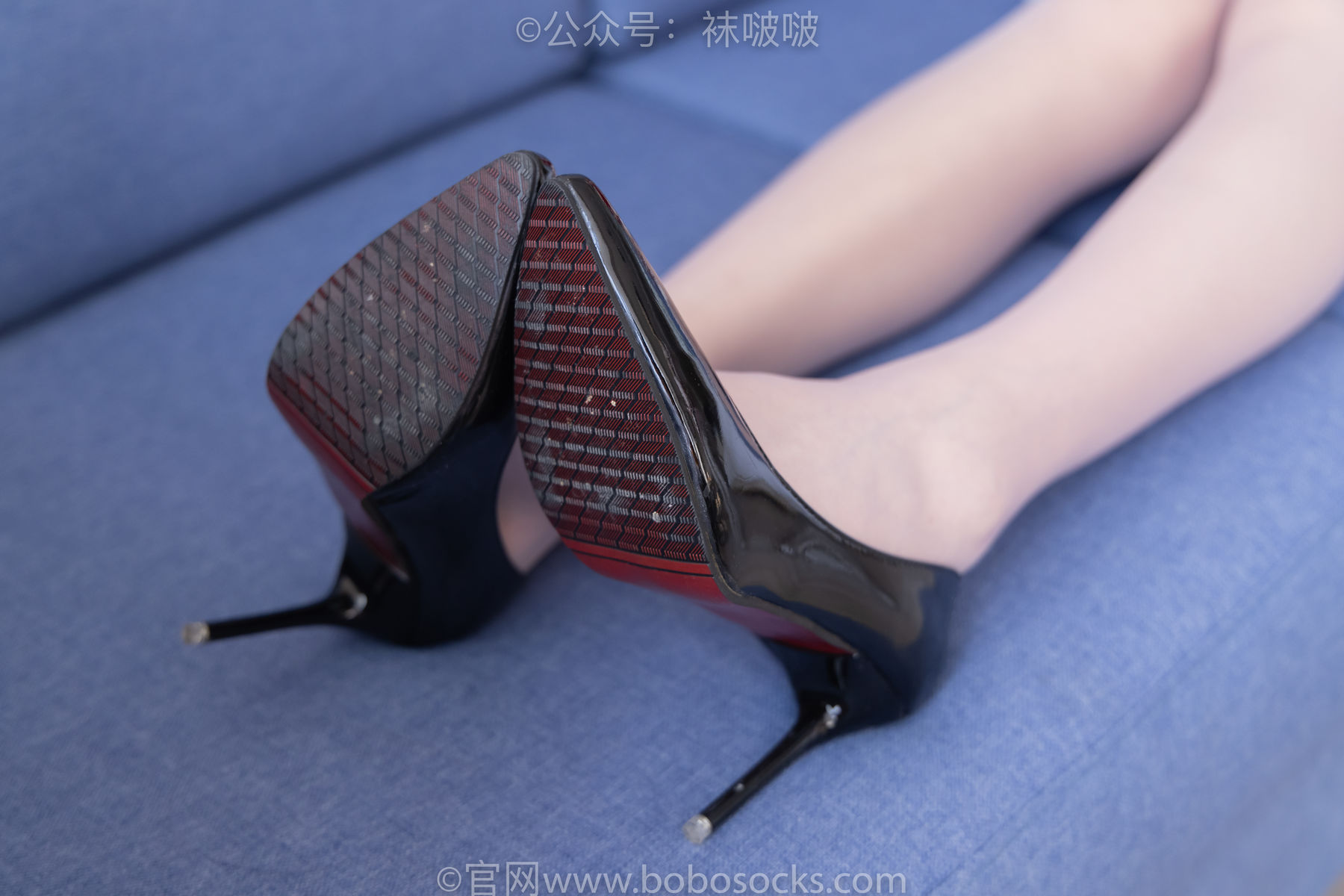 BoBoSocks袜啵啵 No.043 小甜豆-圣诞服、平底鞋、高跟鞋、白色渔网袜