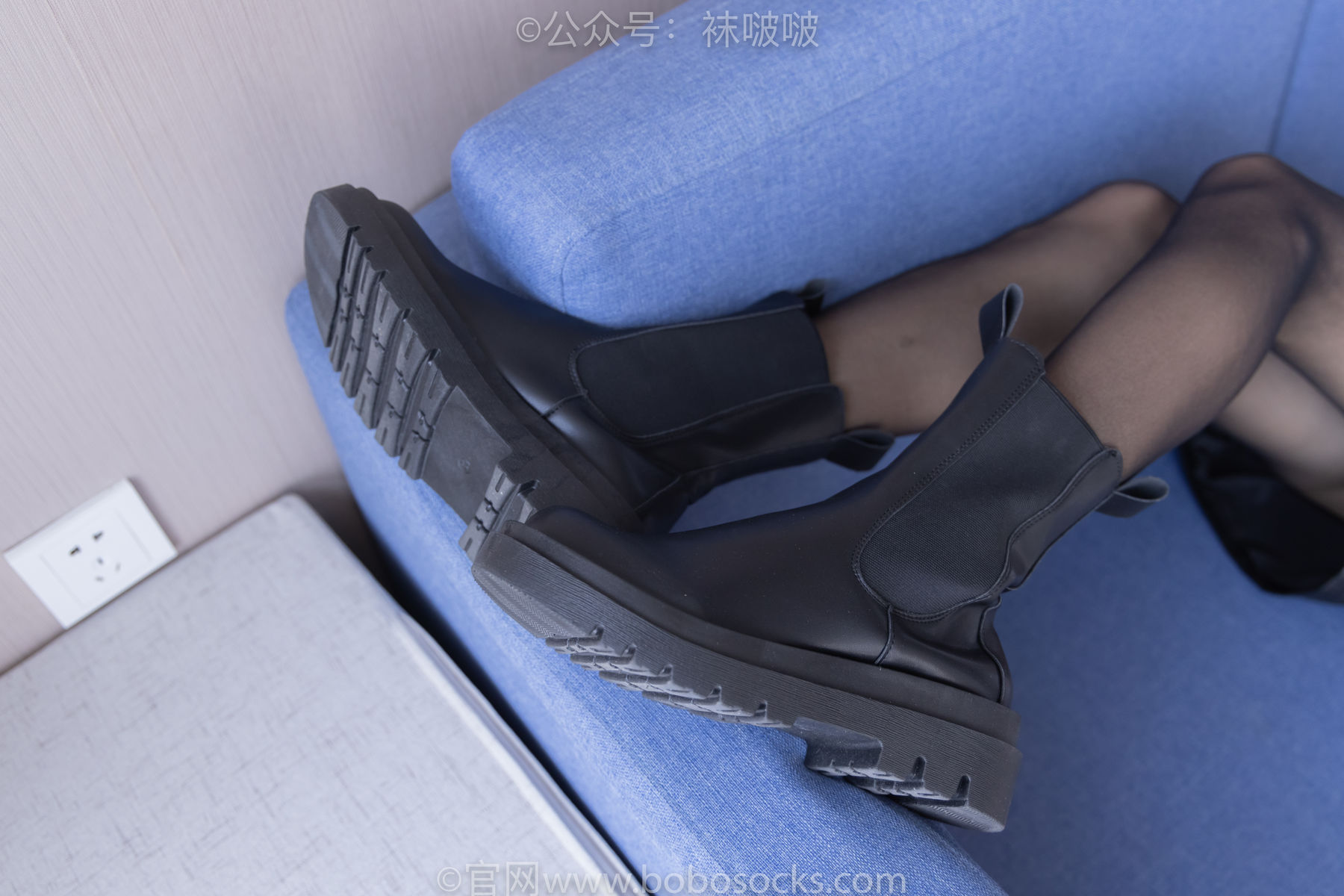BoBoSocks袜啵啵 No.046 枫枫-短靴、黑丝