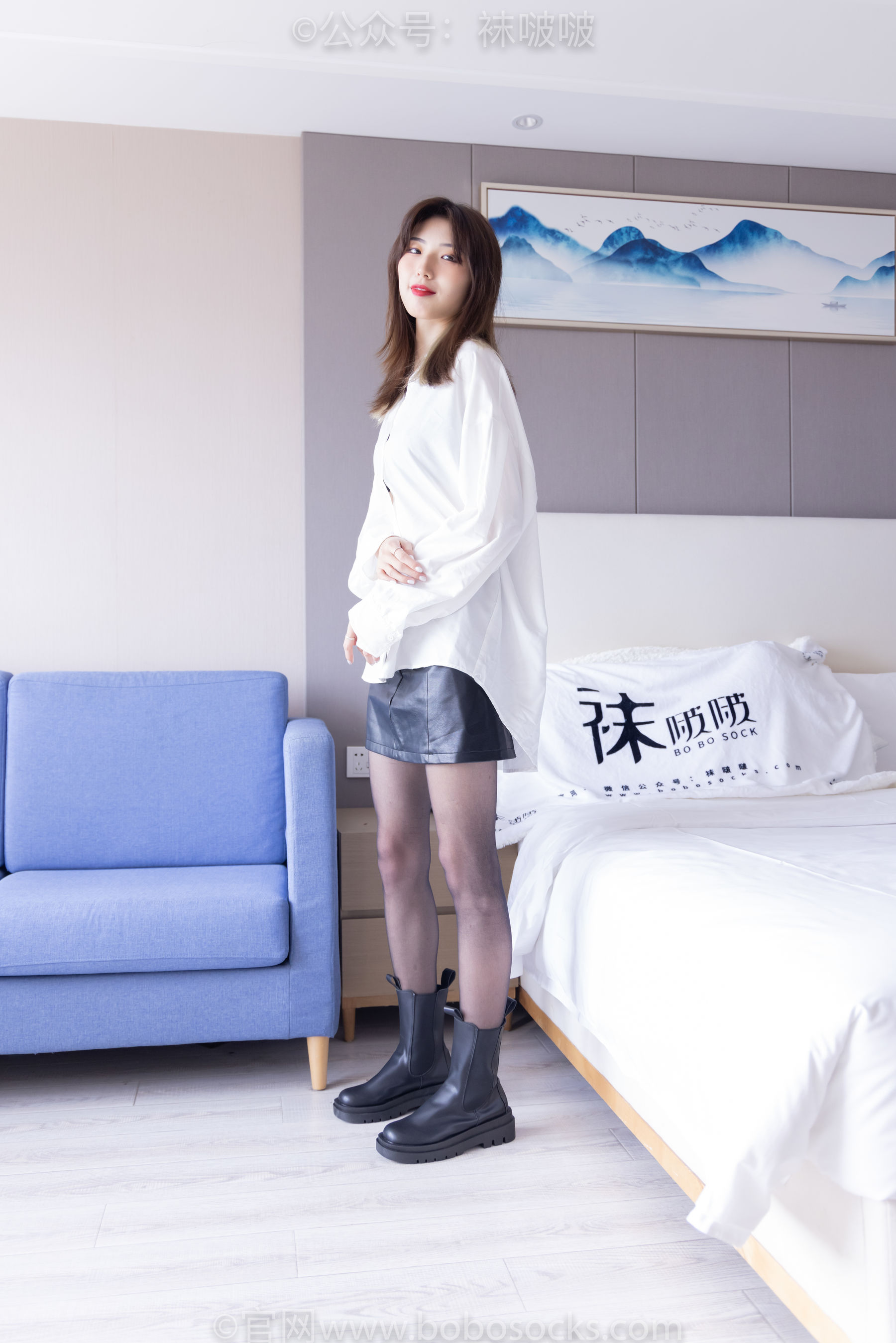 BoBoSocks袜啵啵 No.046 枫枫-短靴、黑丝