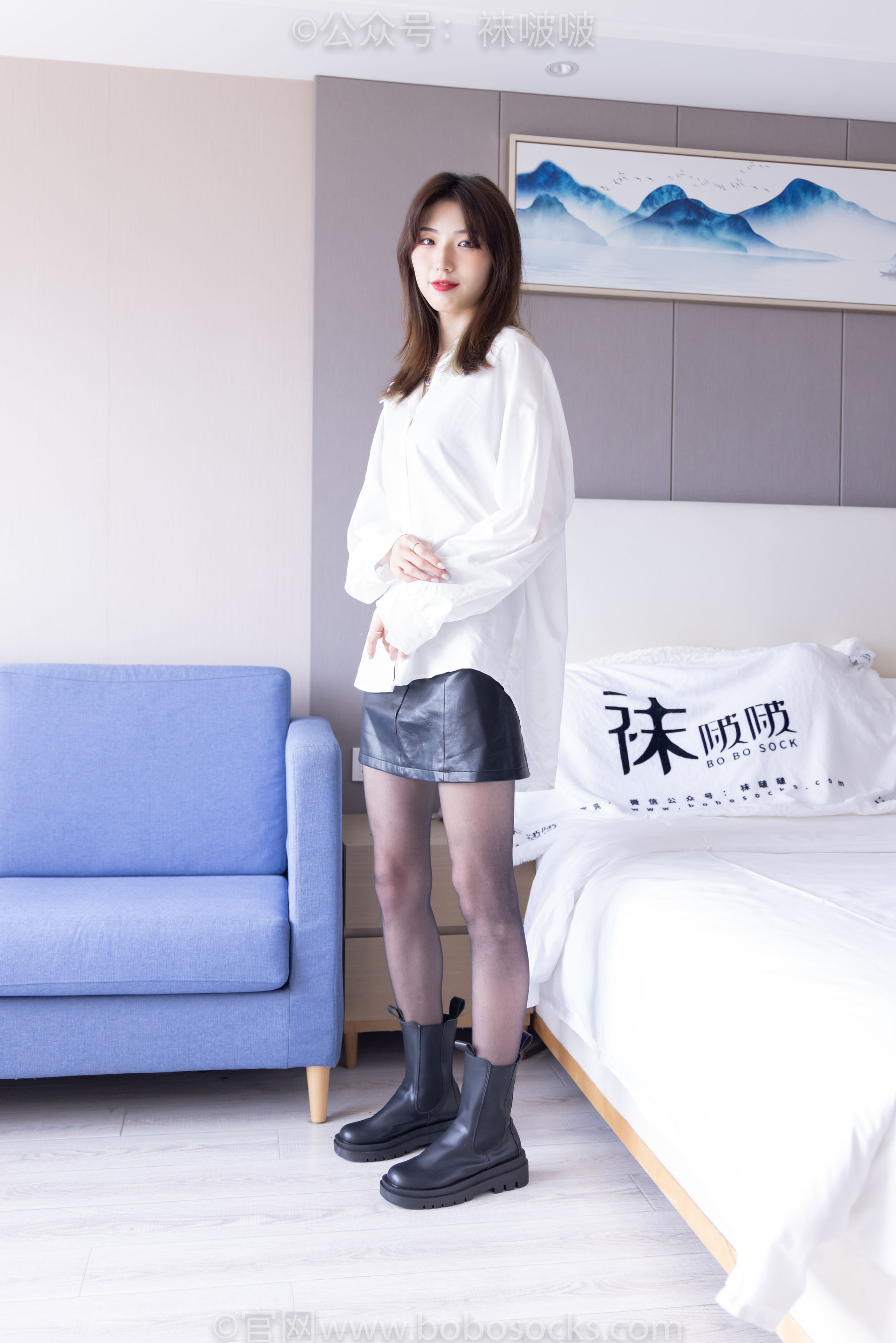 BoBoSocks袜啵啵 No.046 枫枫-短靴、黑丝