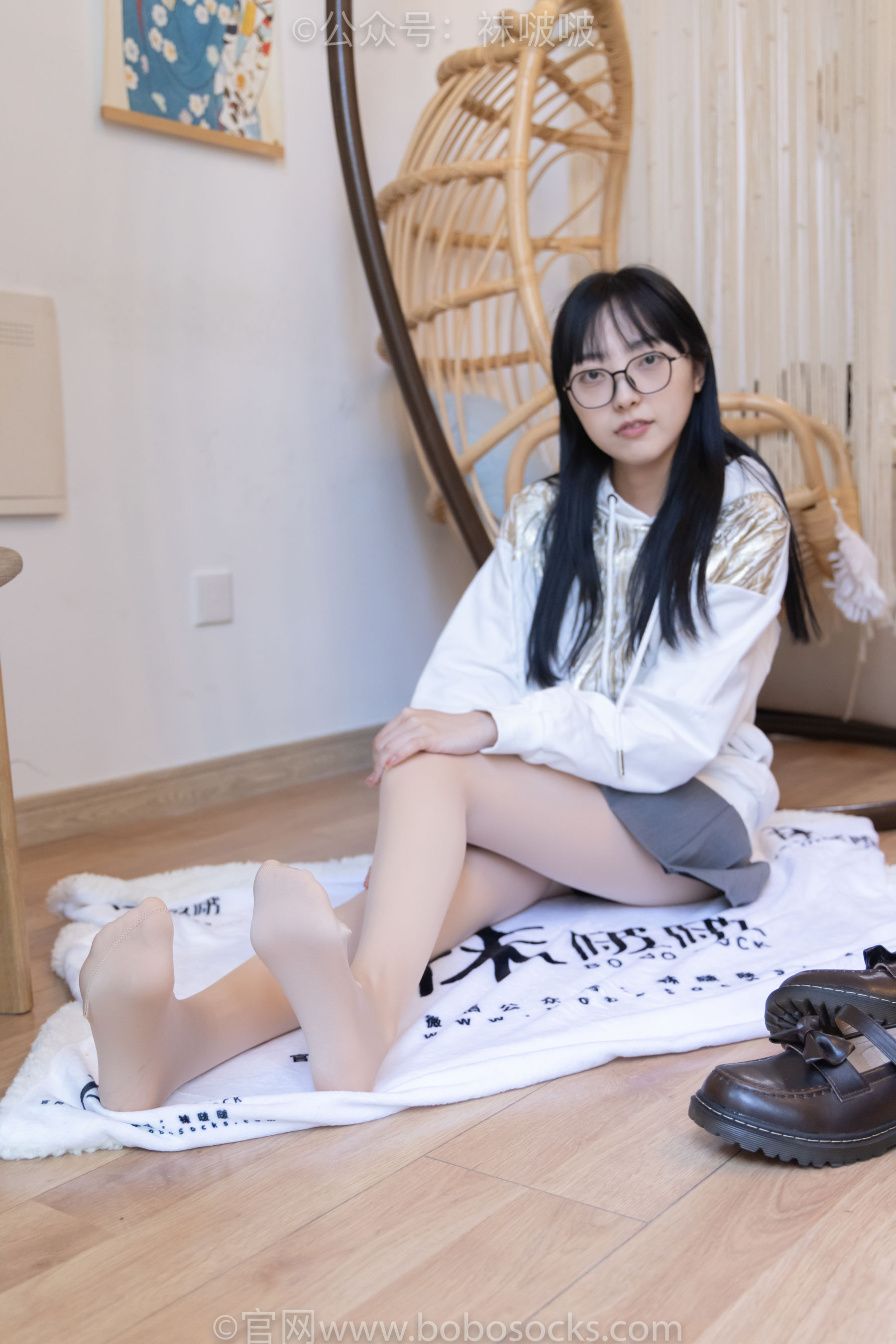 BoBoSocks袜啵啵 No.047 稚予-皮鞋、厚肉丝