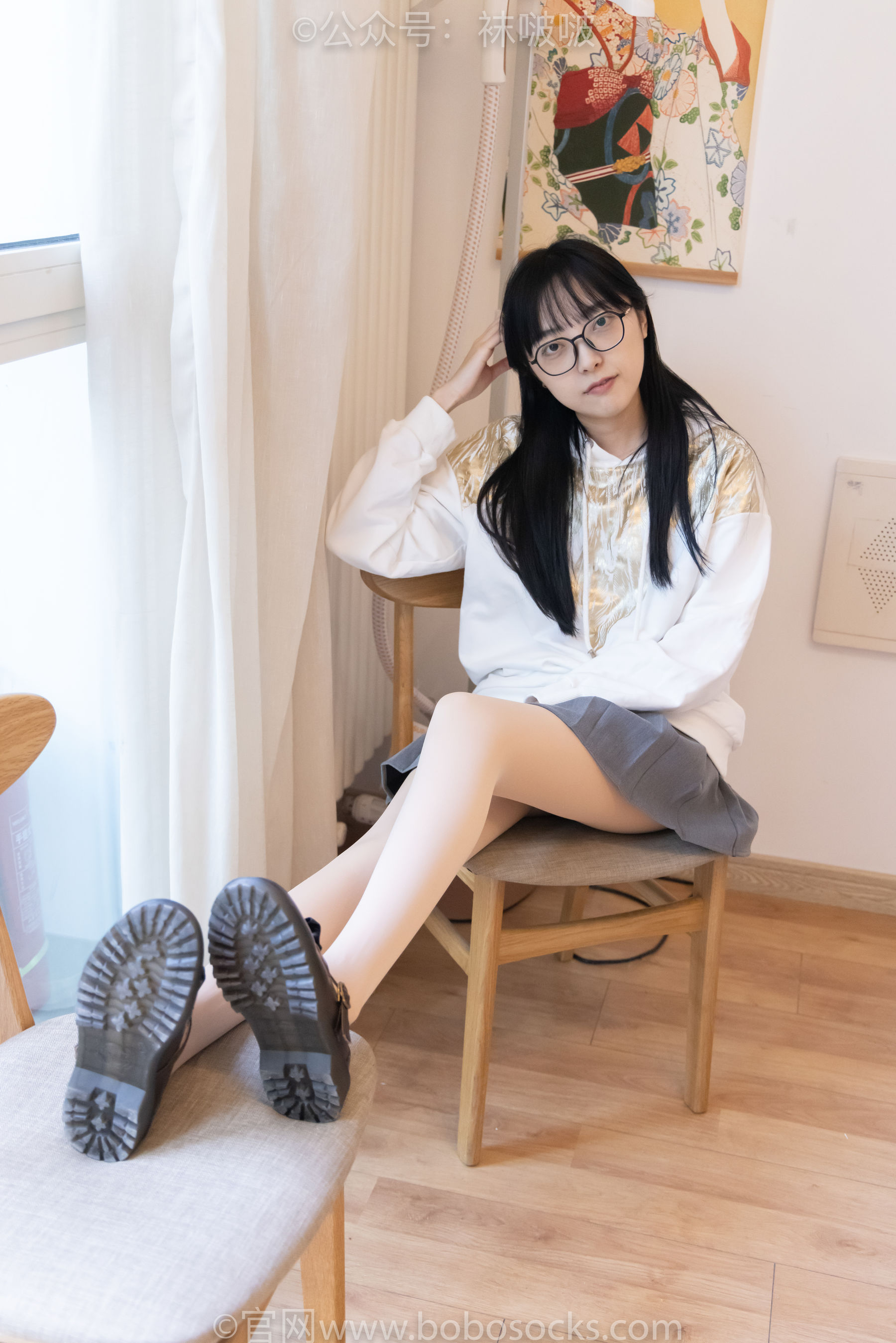 BoBoSocks袜啵啵 No.047 稚予-皮鞋、厚肉丝