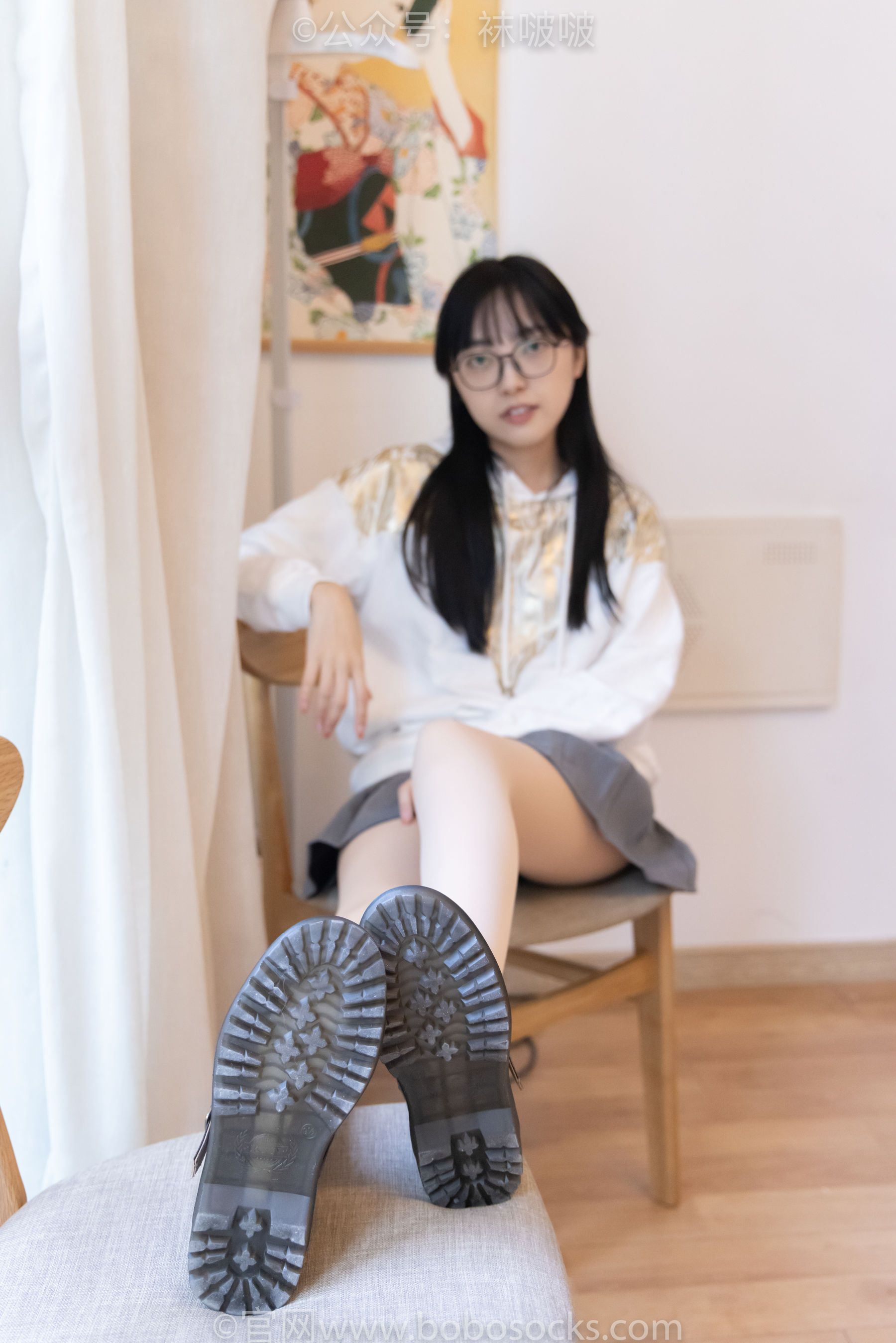 BoBoSocks袜啵啵 No.047 稚予-皮鞋、厚肉丝
