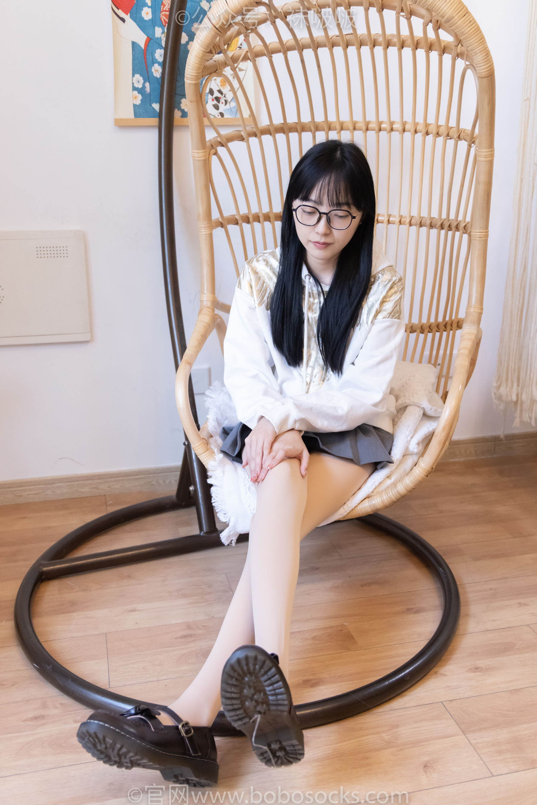 BoBoSocks袜啵啵 No.047 稚予-皮鞋、厚肉丝
