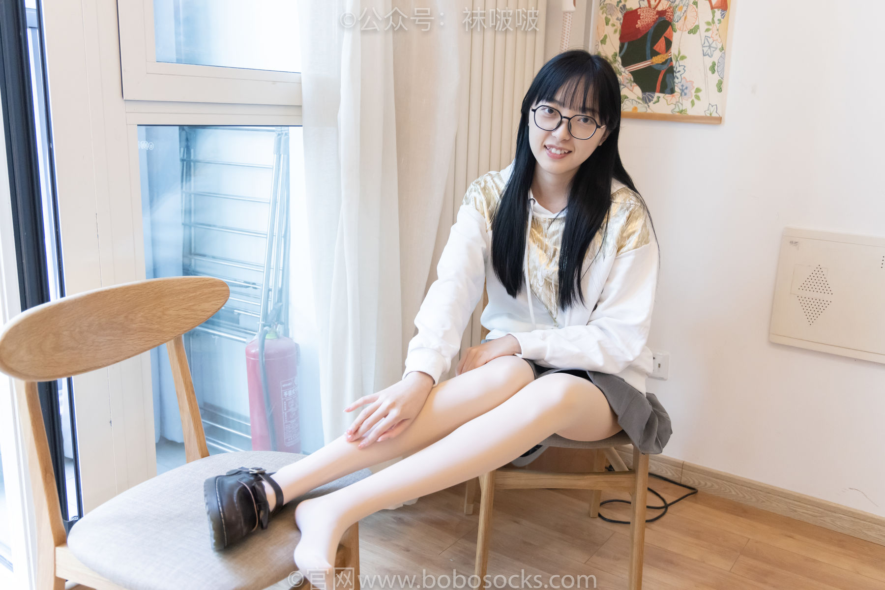 BoBoSocks袜啵啵 No.047 稚予-皮鞋、厚肉丝