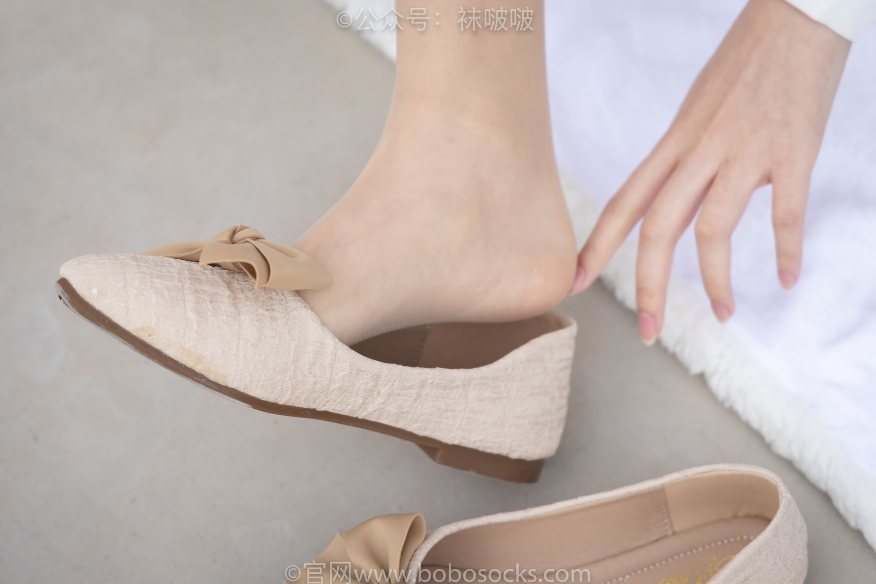 BoBoSocks袜啵啵 No.048 小甜豆-平底鞋、肉丝