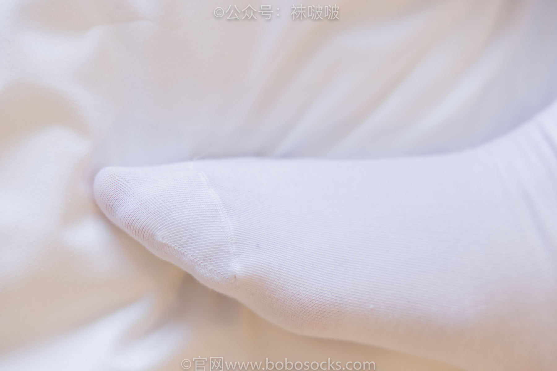 BoBoSocks袜啵啵 No.050 小甜豆-高跟长靴、白棉袜