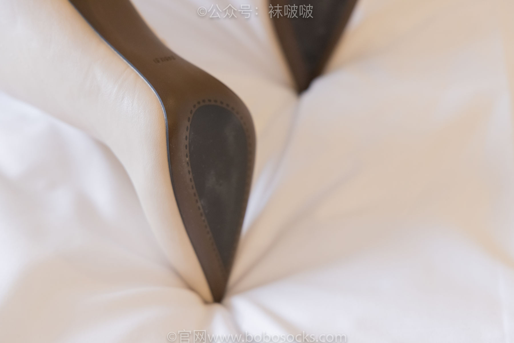 BoBoSocks袜啵啵 No.050 小甜豆-高跟长靴、白棉袜