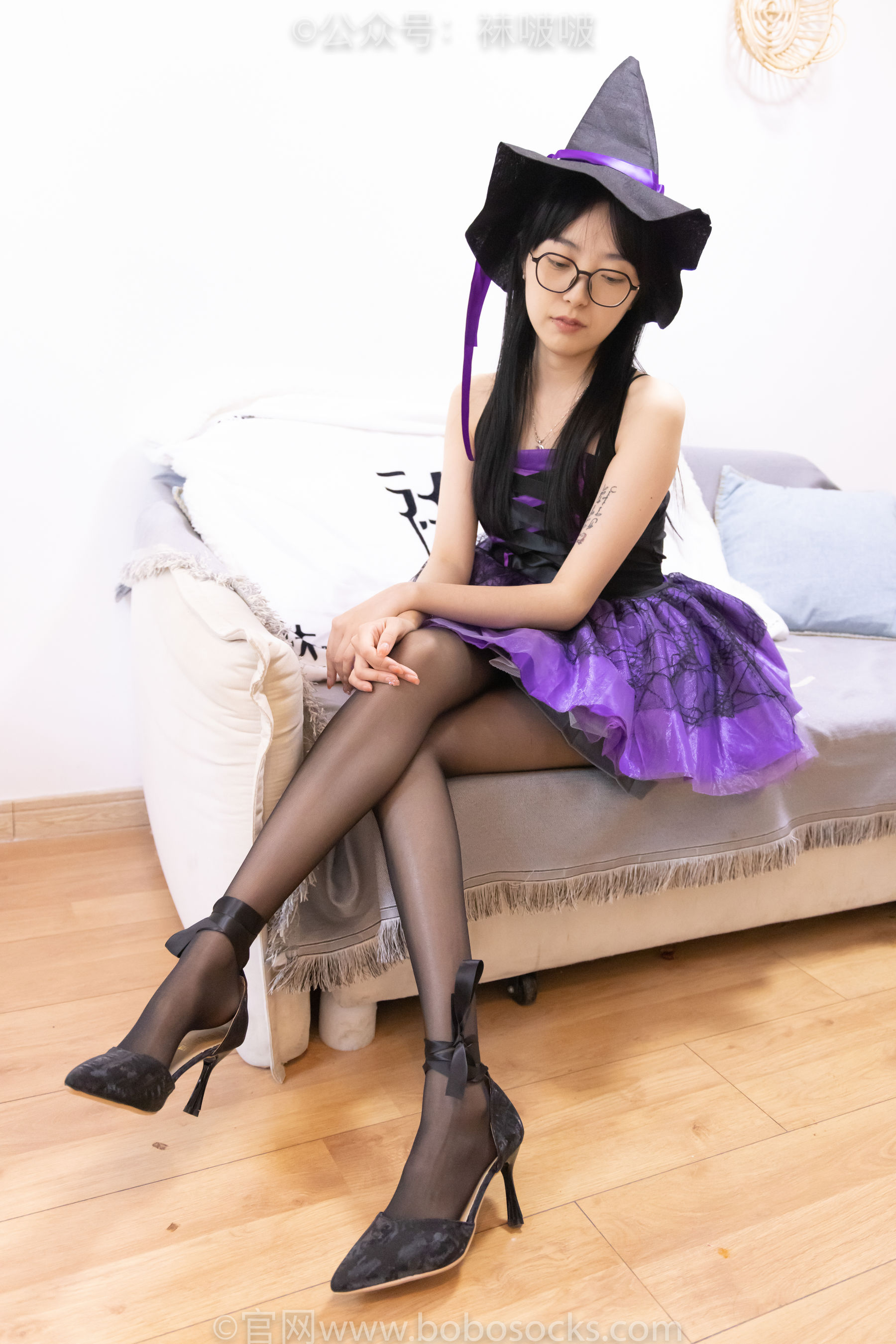 BoBoSocks袜啵啵 No.051 稚予-魔女装、高跟鞋、黑丝