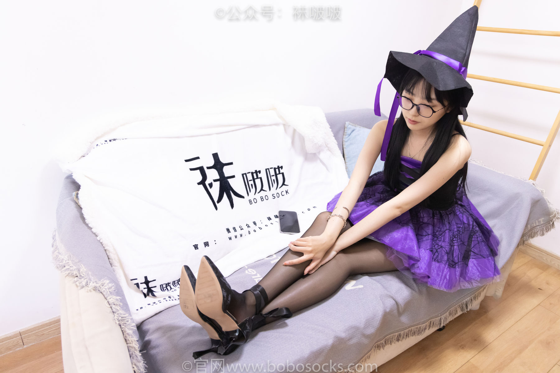 BoBoSocks袜啵啵 No.051 稚予-魔女装、高跟鞋、黑丝