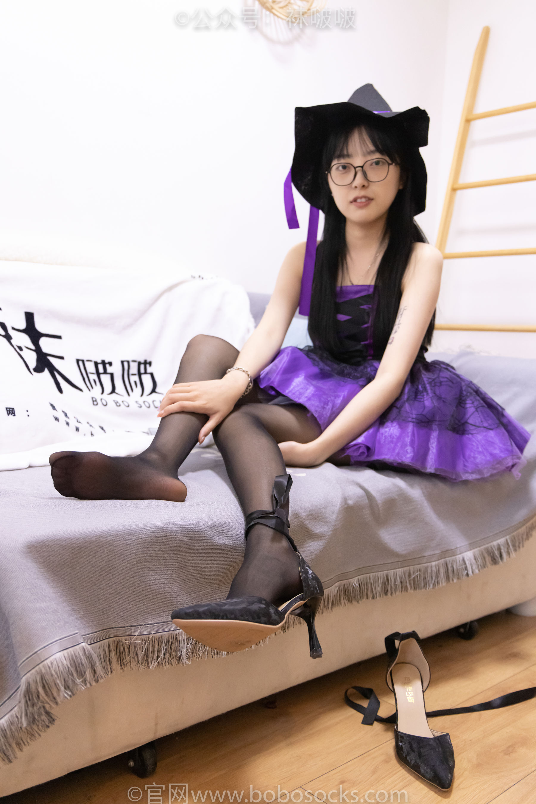 BoBoSocks袜啵啵 No.051 稚予-魔女装、高跟鞋、黑丝