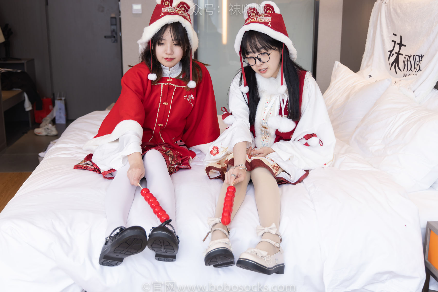 BoBoSocks袜啵啵 No.054 小甜豆与稚予-给大家拜年啦