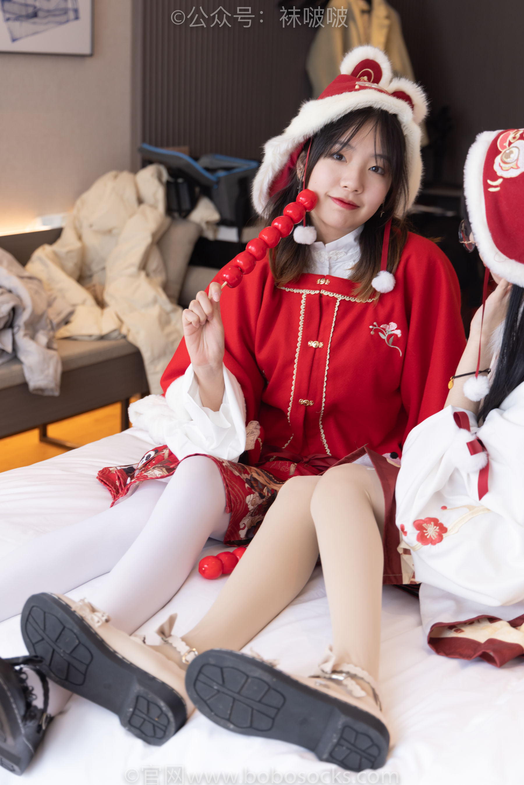 BoBoSocks袜啵啵 No.054 小甜豆与稚予-给大家拜年啦