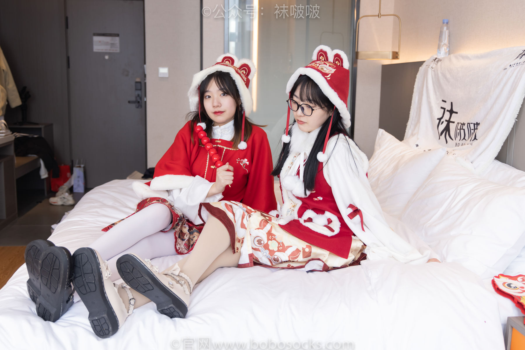 BoBoSocks袜啵啵 No.054 小甜豆与稚予-给大家拜年啦