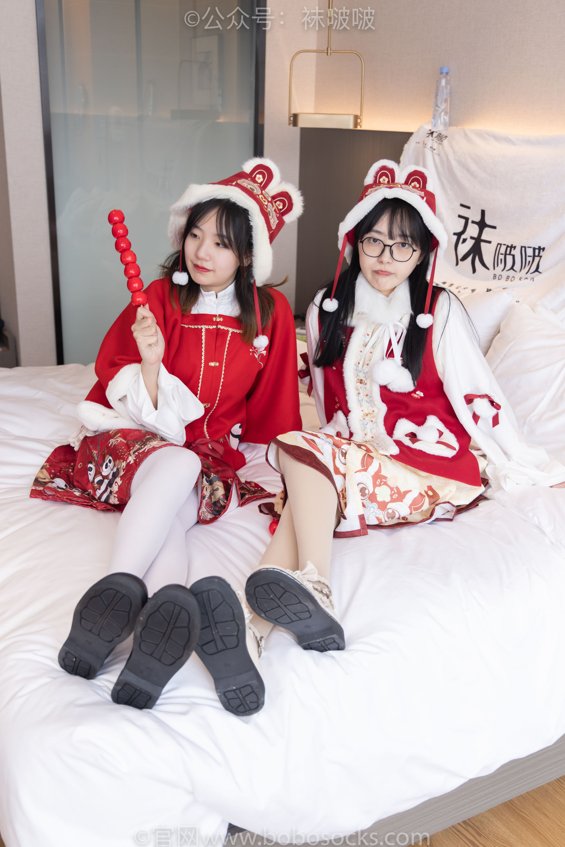 BoBoSocks袜啵啵 No.054 小甜豆与稚予-给大家拜年啦
