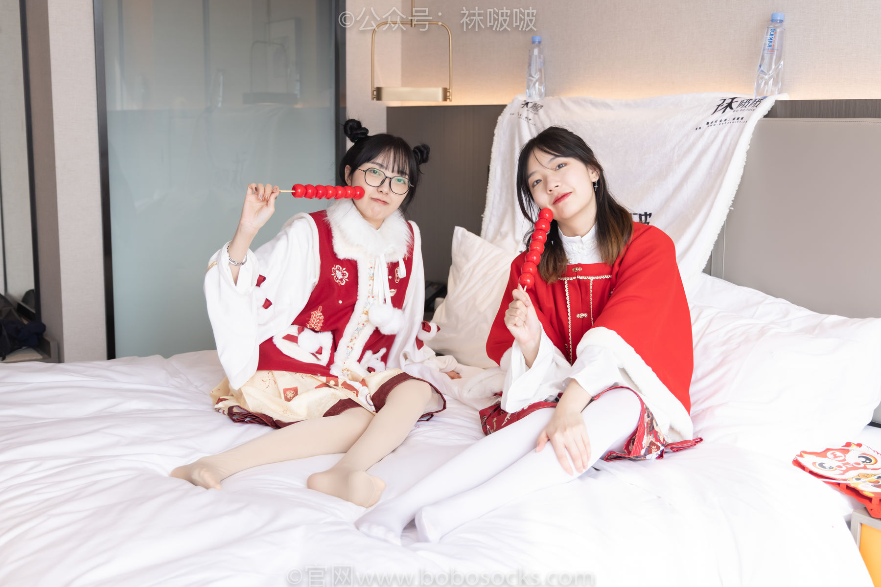 BoBoSocks袜啵啵 No.054 小甜豆与稚予-给大家拜年啦