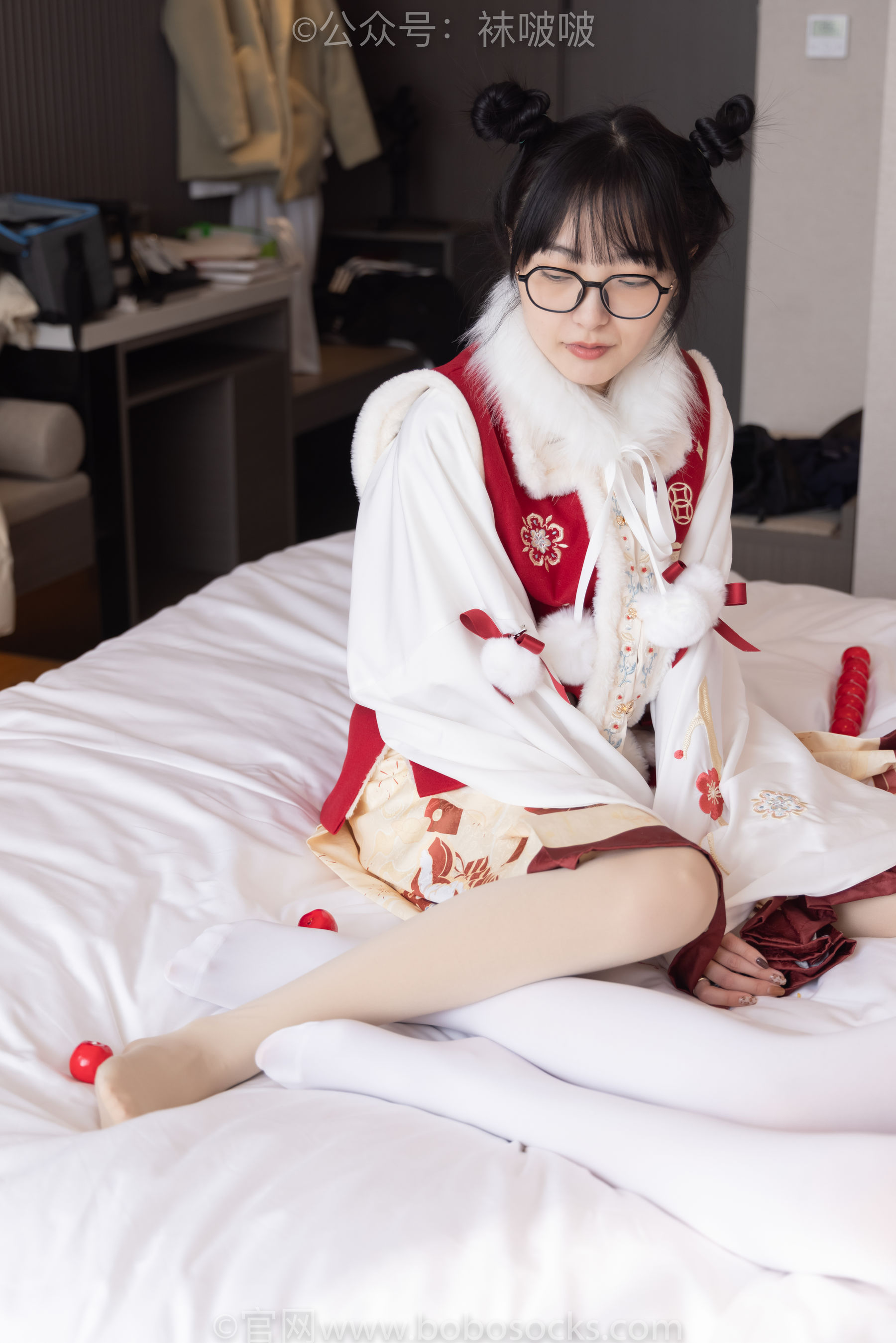 BoBoSocks袜啵啵 No.054 小甜豆与稚予-给大家拜年啦