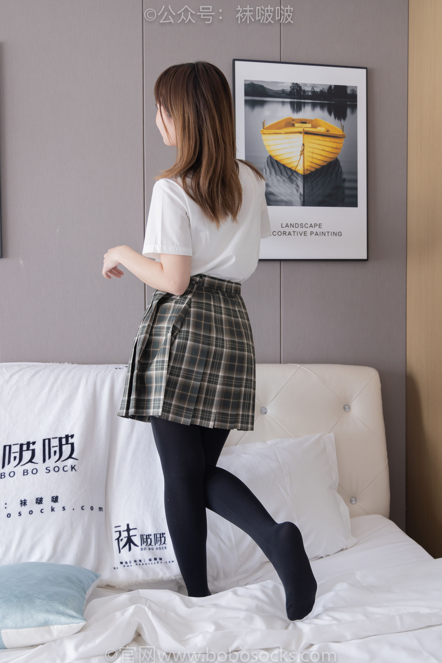 BoBoSocks袜啵啵 No.056 朵朵-JK制服、皮鞋、厚黑丝