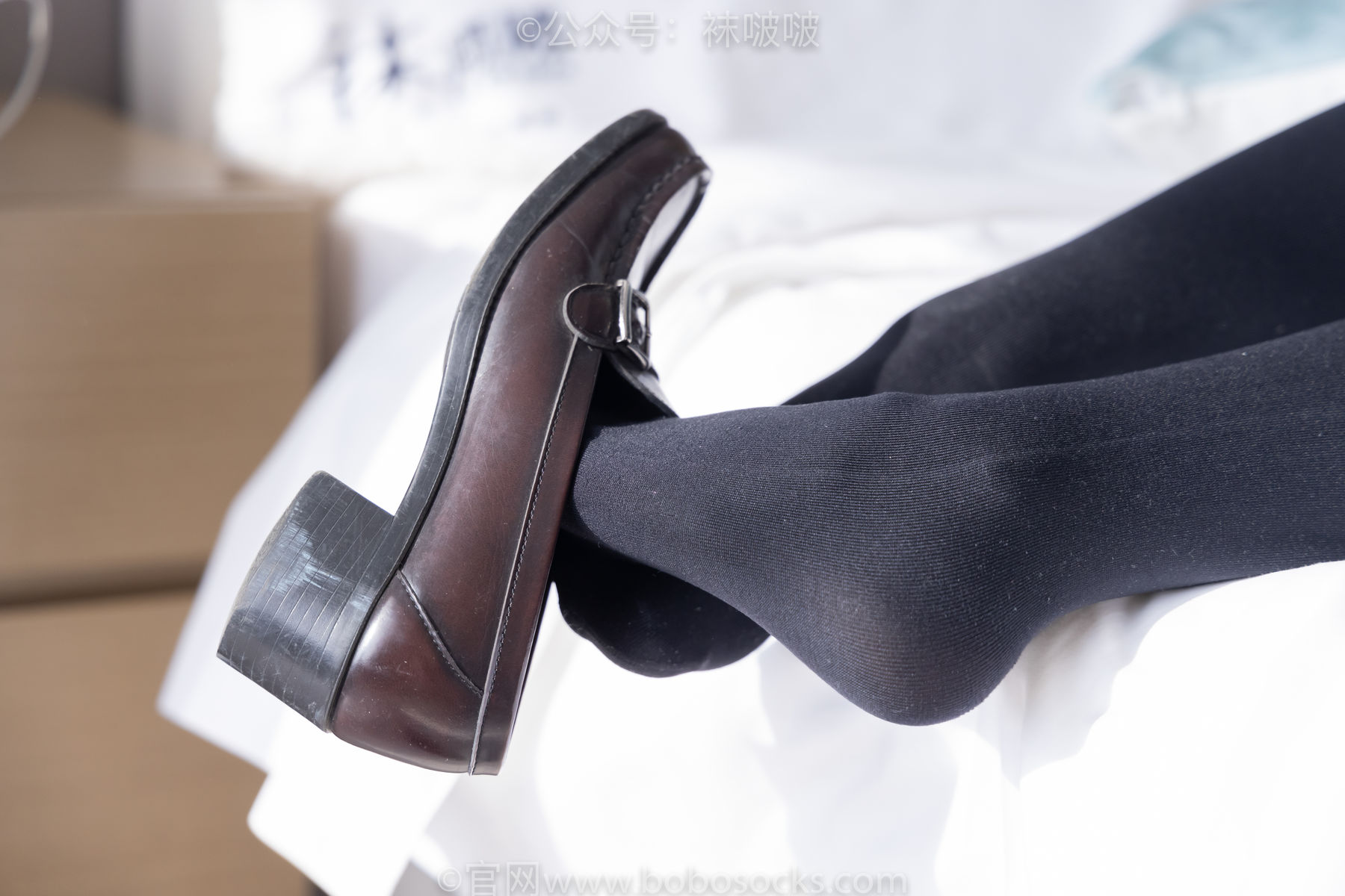 BoBoSocks袜啵啵 No.056 朵朵-JK制服、皮鞋、厚黑丝