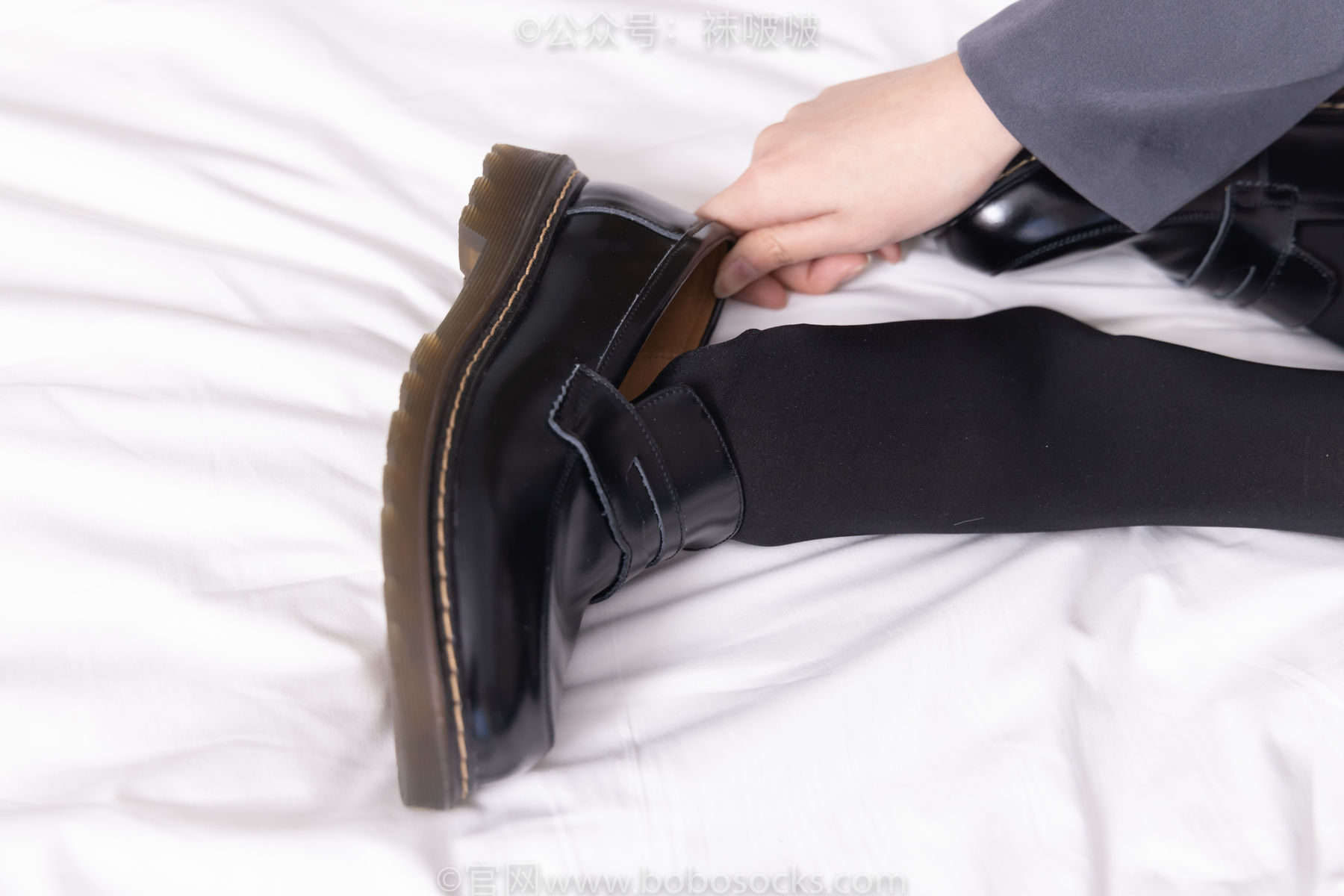 BoBoSocks袜啵啵 No.060 小甜豆-JK制服、皮鞋、厚黑丝