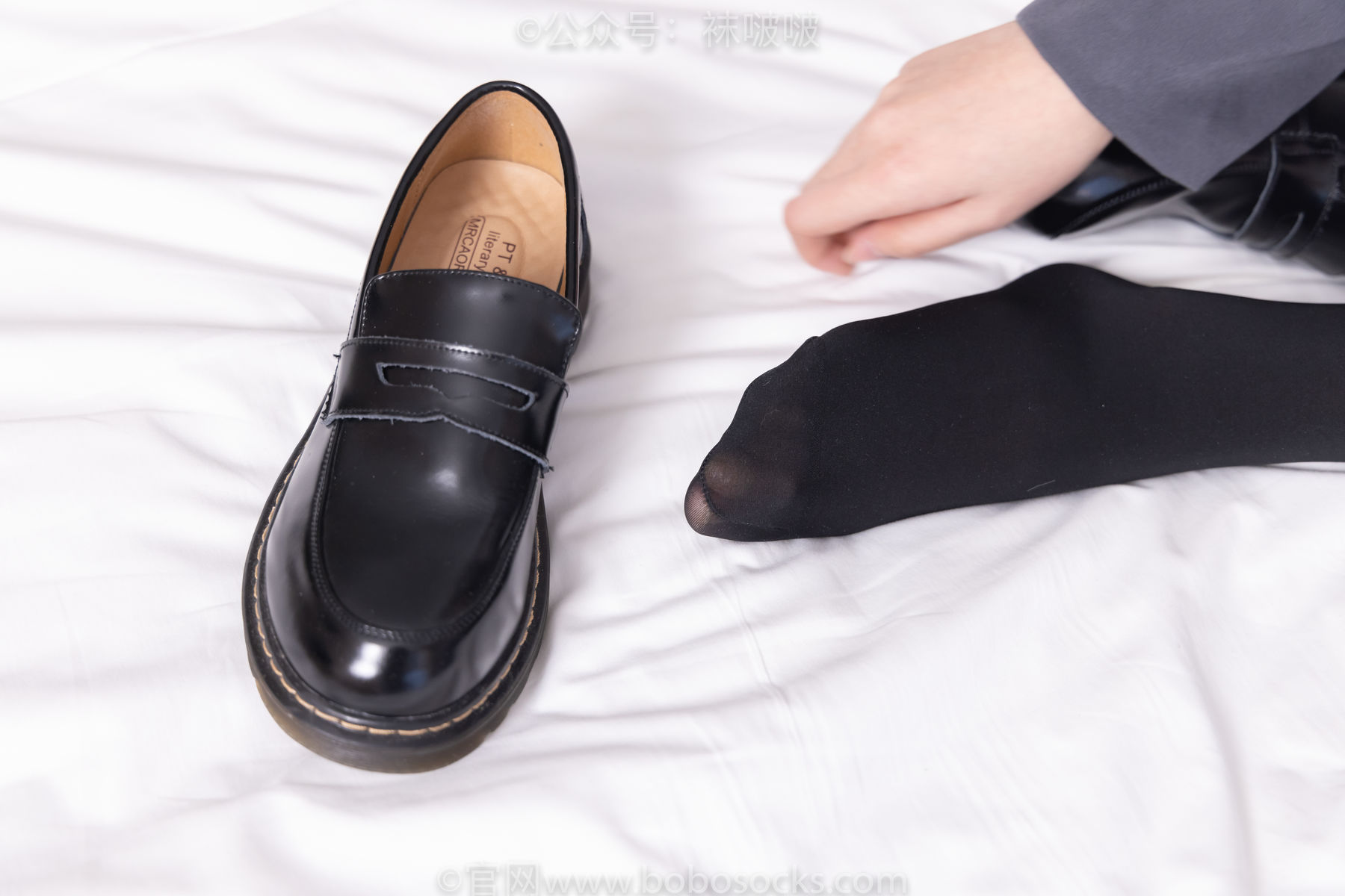 BoBoSocks袜啵啵 No.060 小甜豆-JK制服、皮鞋、厚黑丝