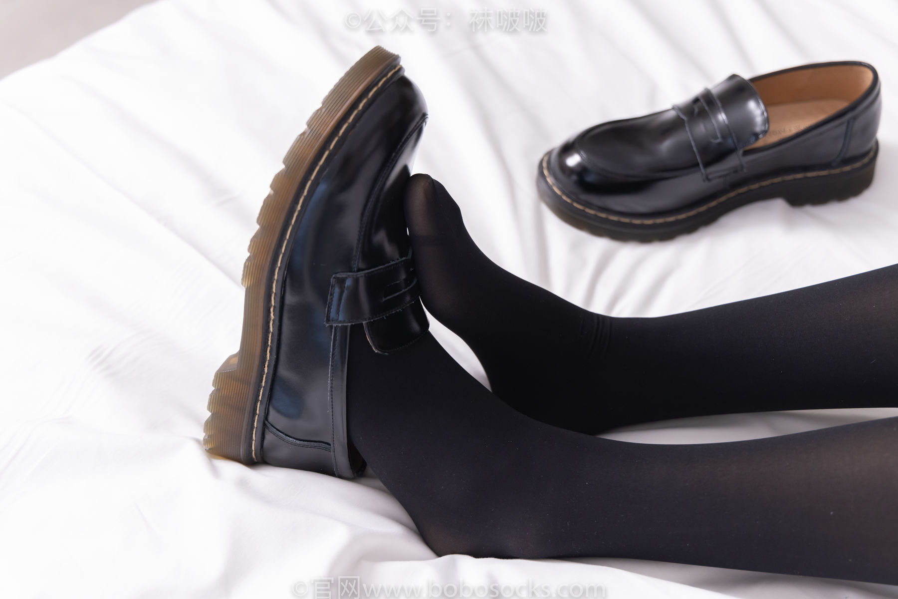 BoBoSocks袜啵啵 No.060 小甜豆-JK制服、皮鞋、厚黑丝