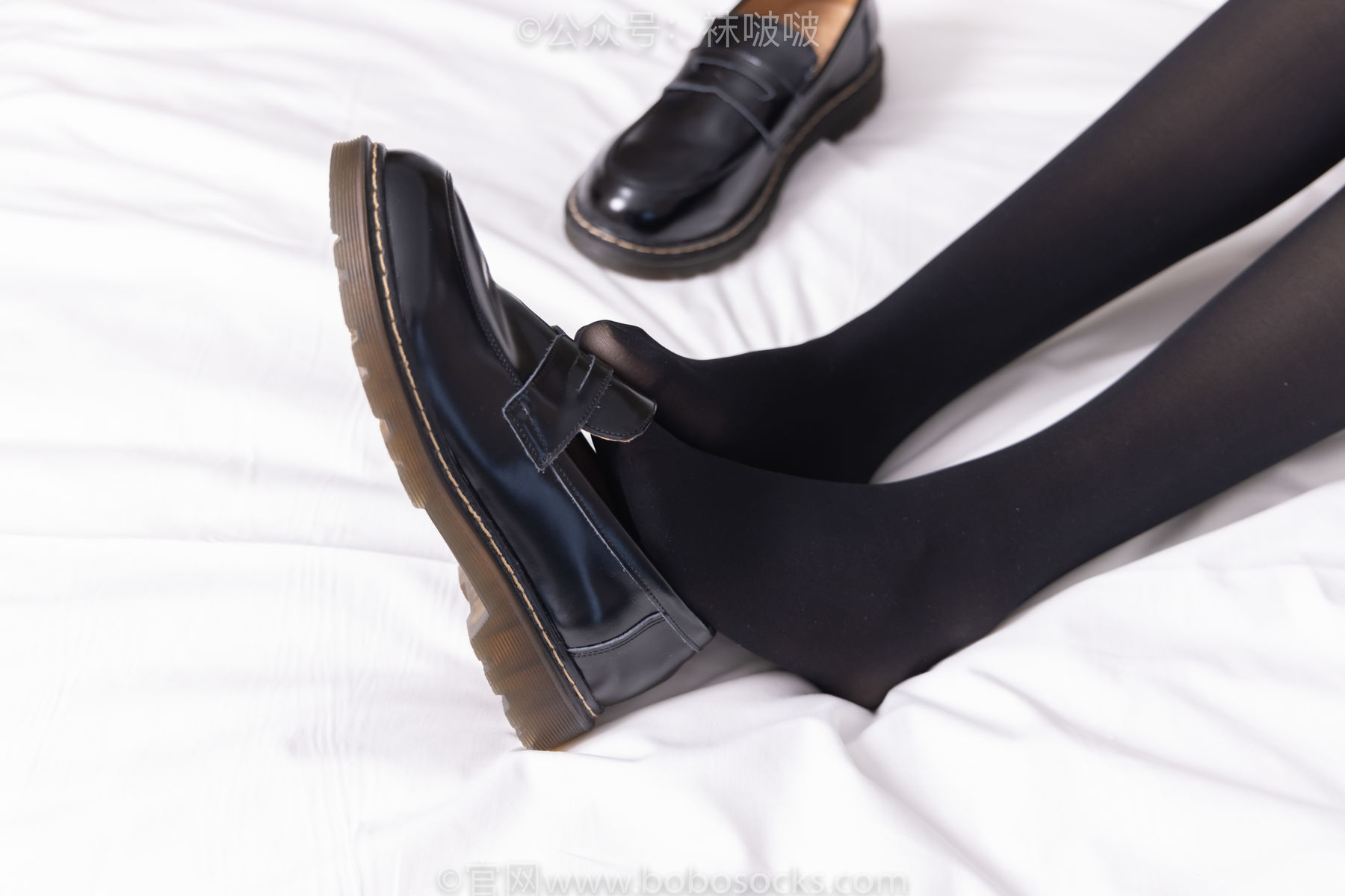 BoBoSocks袜啵啵 No.060 小甜豆-JK制服、皮鞋、厚黑丝