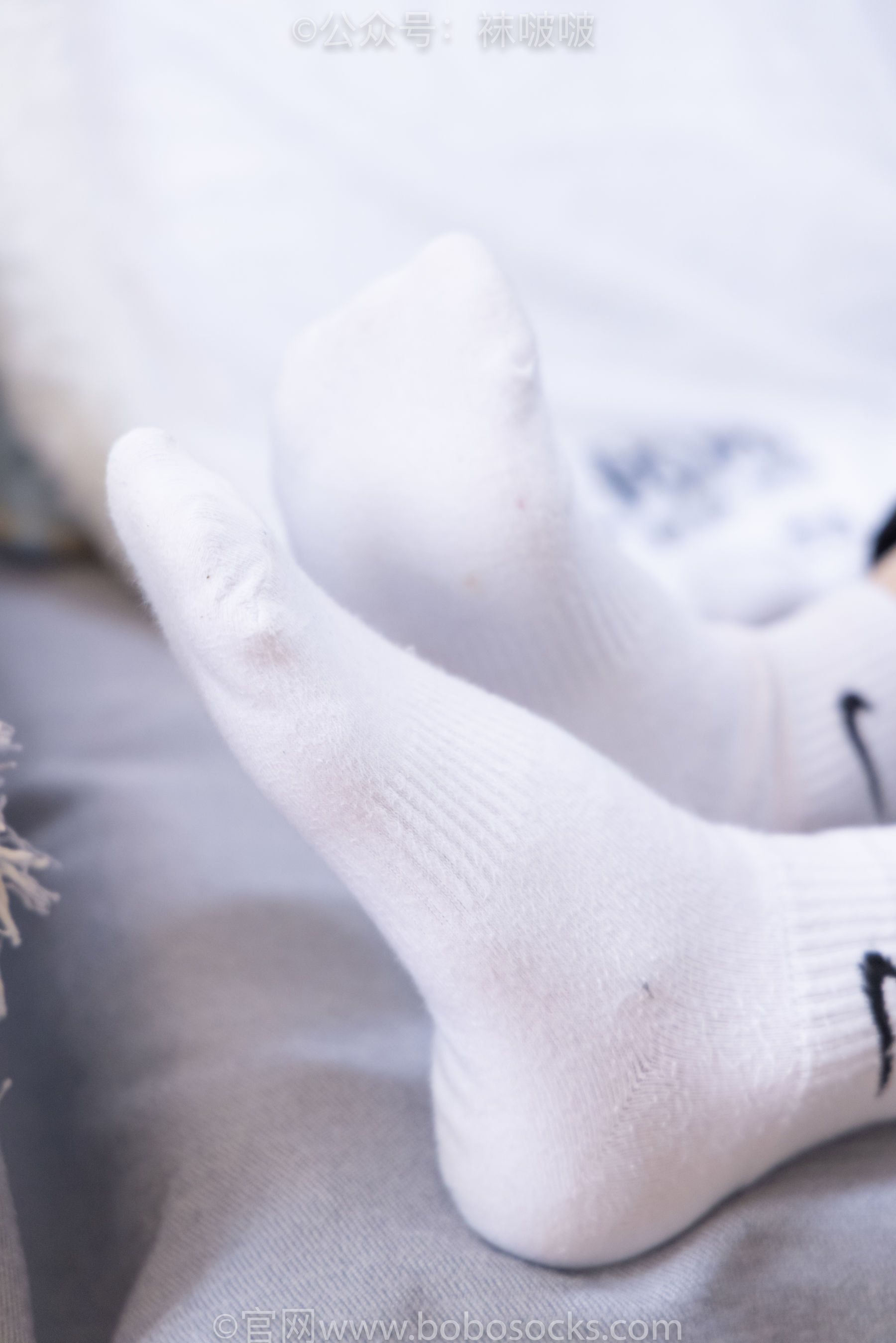 BoBoSocks袜啵啵 No.061 稚予-短靴、白棉袜、裸足